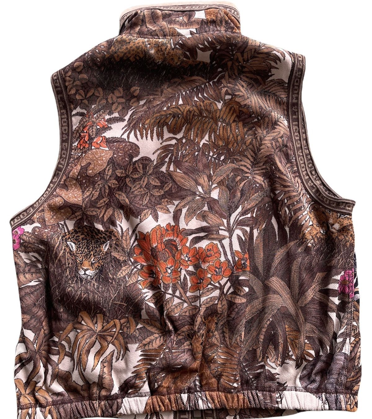 Japanese Brand GOJI LA MUDA VEST JAPAN FULL PRINT Size 38S - 2 Thumbnail
