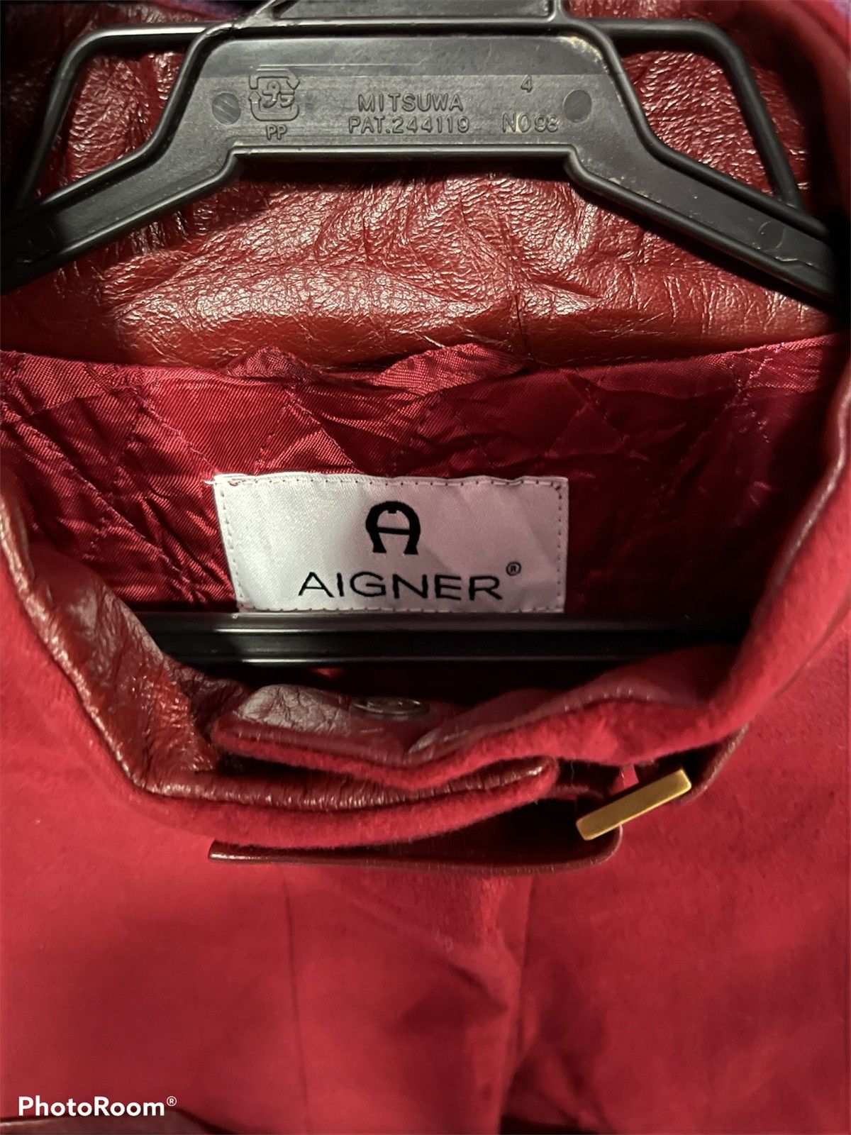 Aigner AIGNER RED SIZE M TRANCE COAT ITALY Size US M / EU 48-50 / 2 - 4 Thumbnail