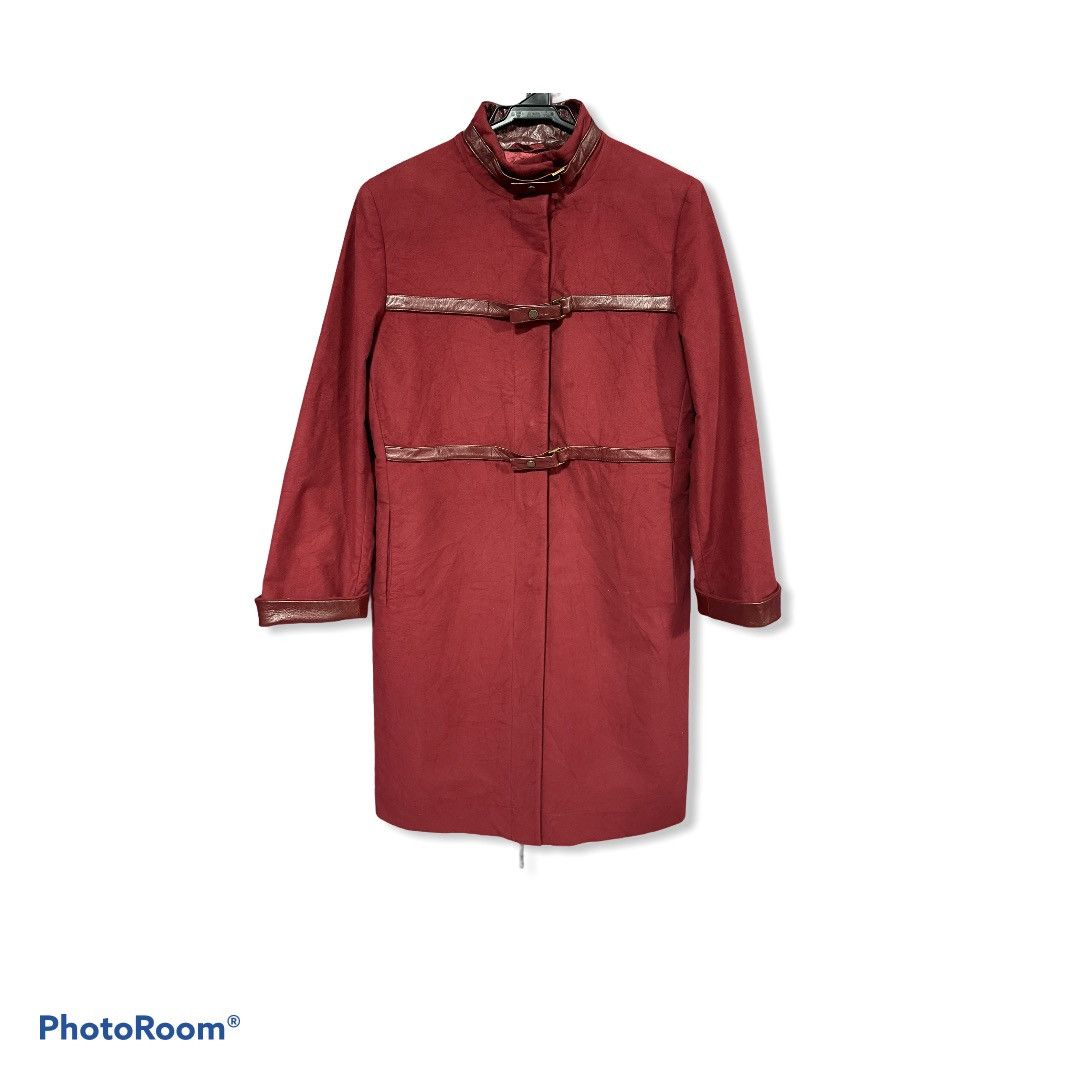 Aigner AIGNER RED SIZE M TRANCE COAT ITALY Size US M / EU 48-50 / 2 - 1 Thumbnail