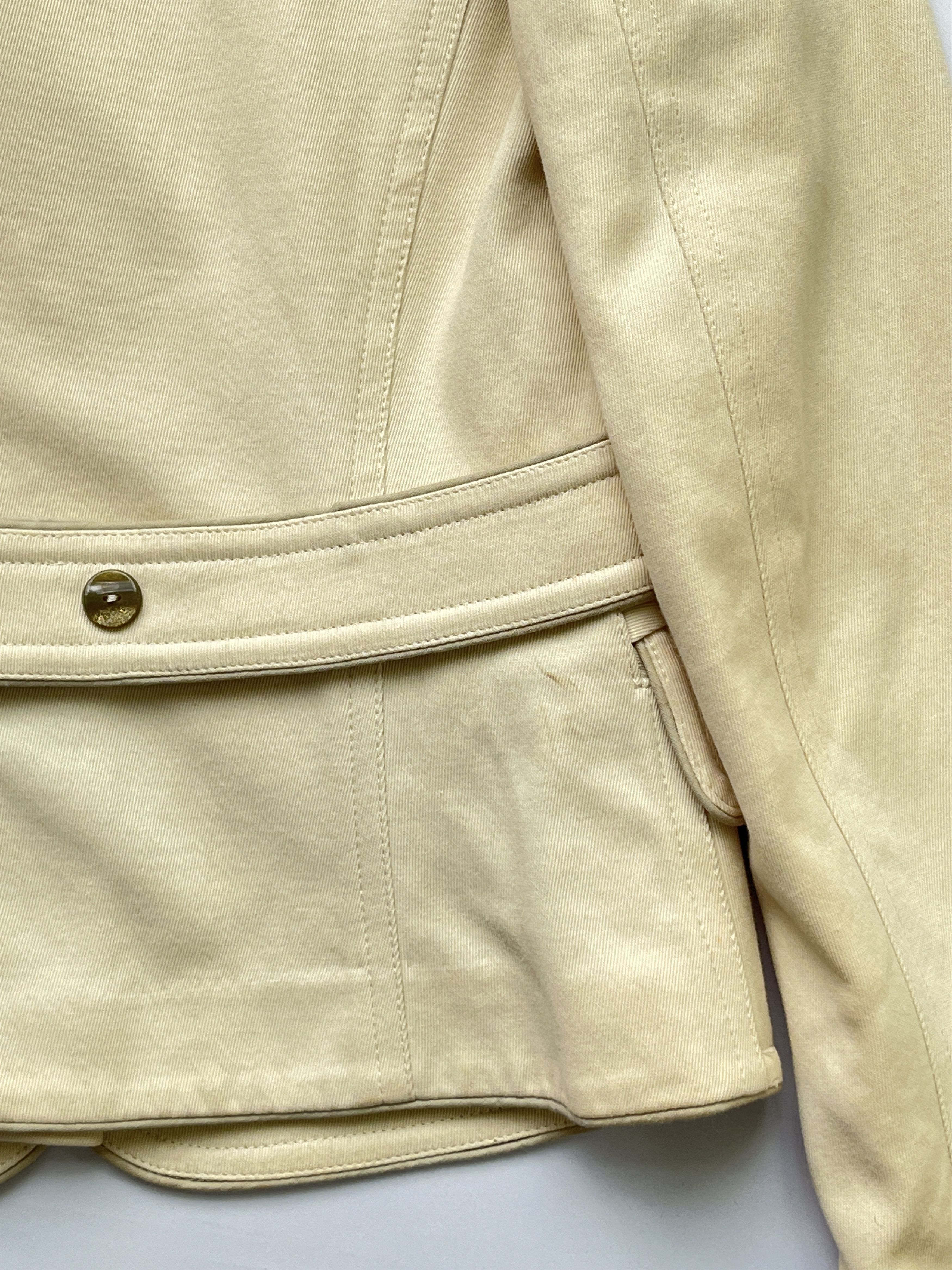 Alexander McQueen ⚡️QUICK SALE⚡️1996 Alexander McQueen Beige Jacket Blazer Size L / US 10 / IT 46 - 11 Thumbnail
