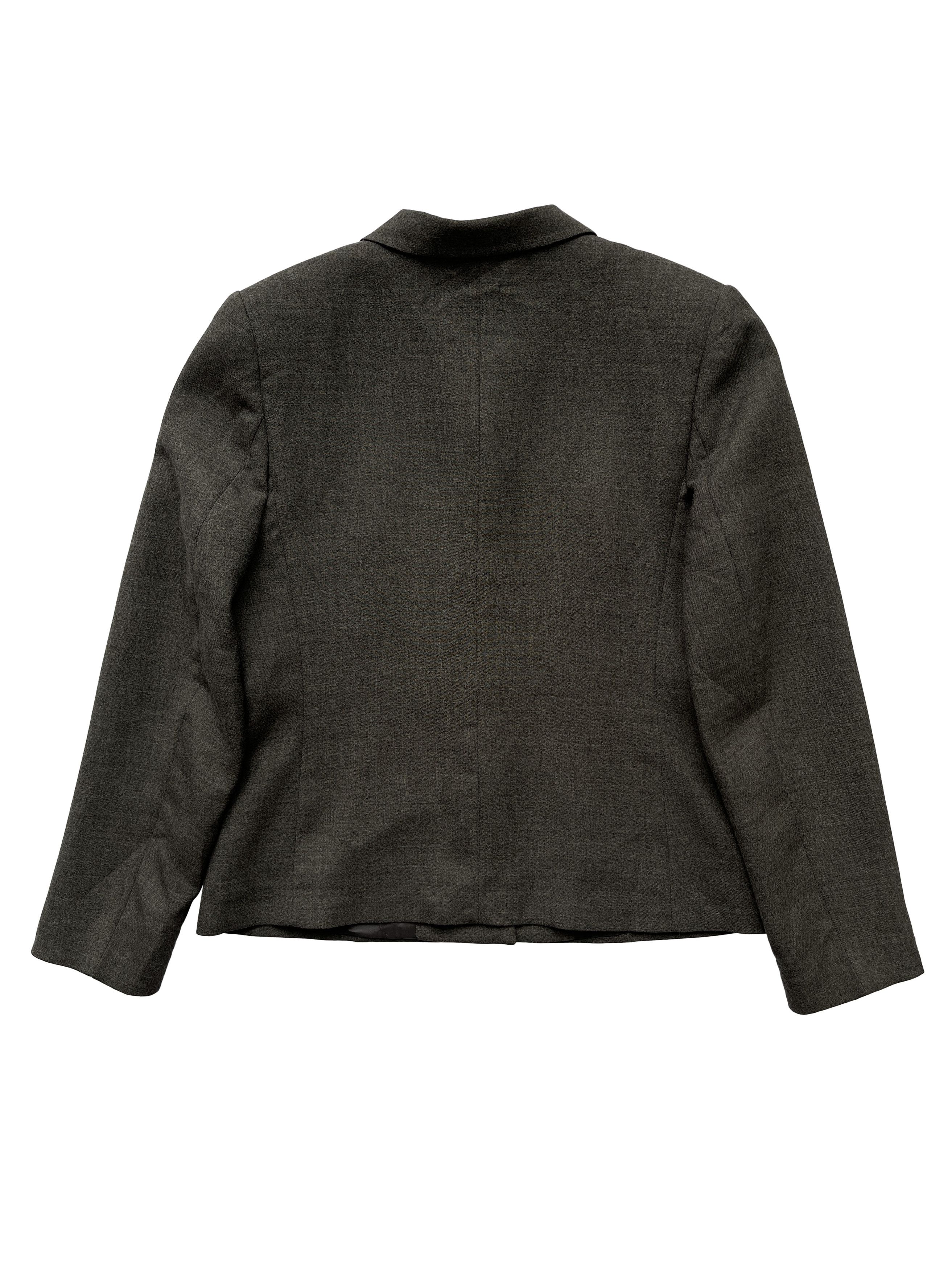 Alexander McQueen ⚡️QUICK SALE⚡️1996 Alexander McQueen Dark Grey Blazer Jacket Size M / US 6-8 / IT 42-44 - 2 Thumbnail