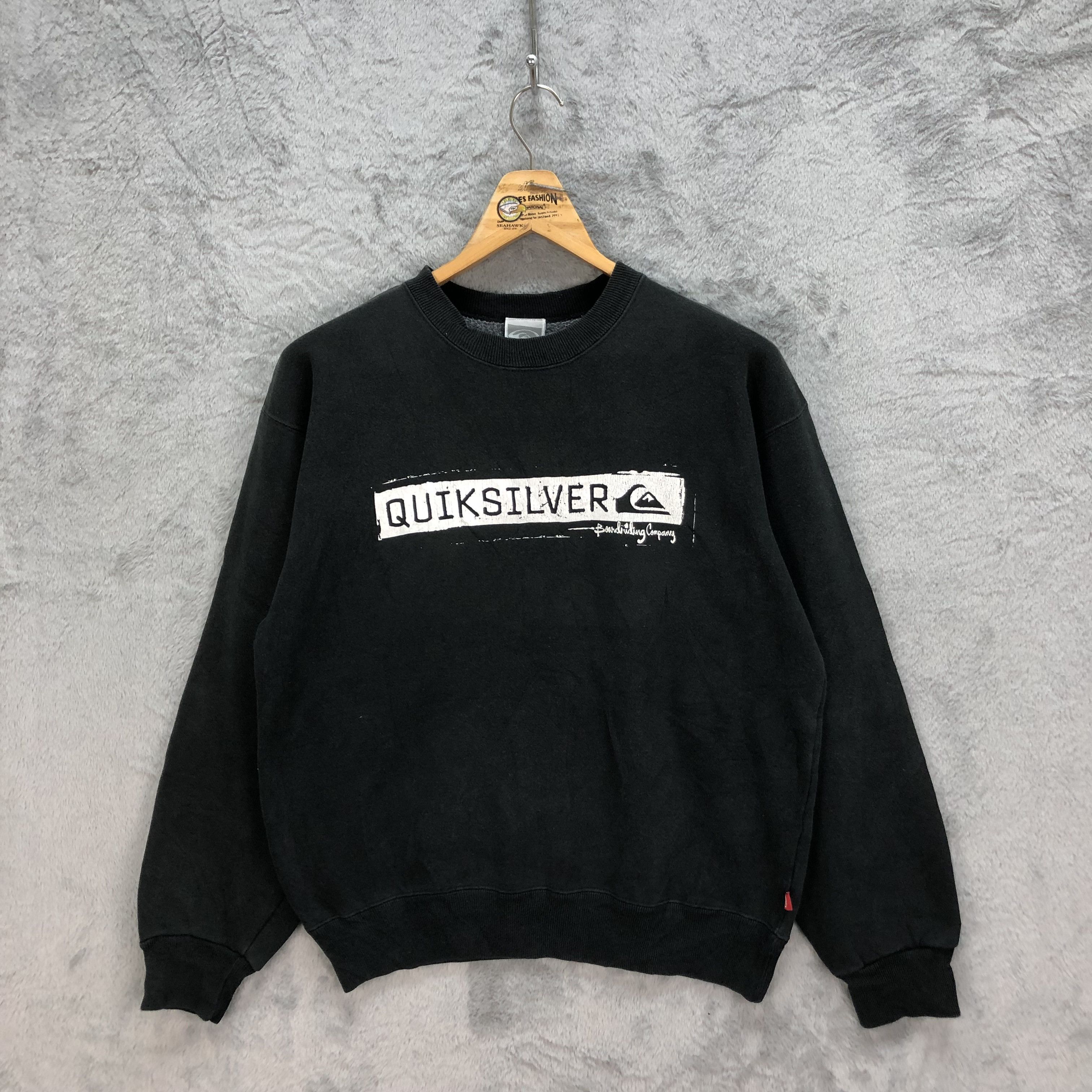 Quiksilver VINTAGE 90s QUIKSILVER BIG LOGO SWEATSHIRTS #5226-180 Size US S / EU 44-46 / 1 - 1 Thumbnail