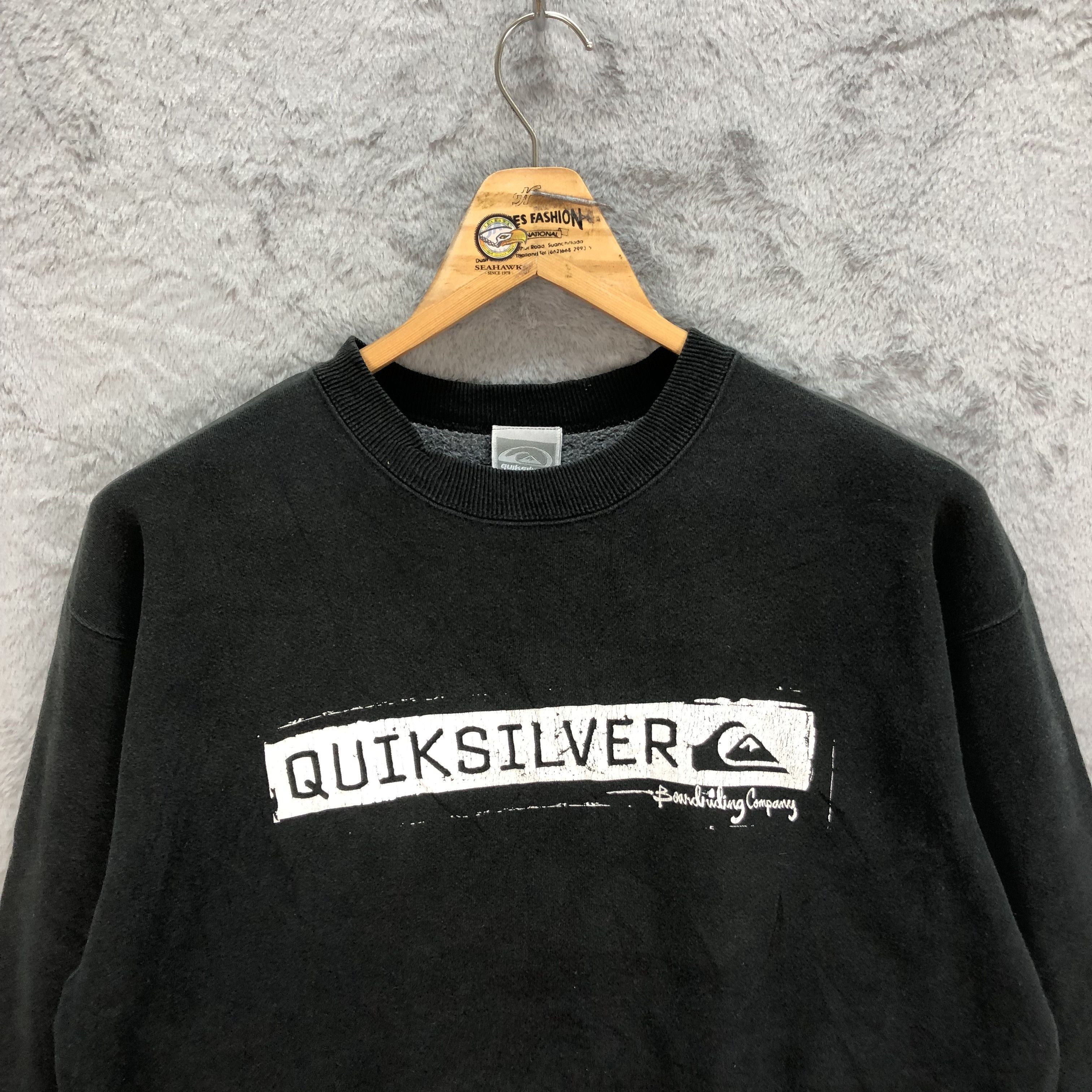 Quiksilver VINTAGE 90s QUIKSILVER BIG LOGO SWEATSHIRTS #5226-180 Size US S / EU 44-46 / 1 - 2 Thumbnail