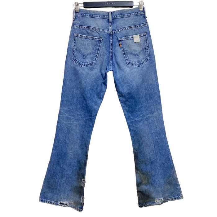 Levi's N.Hoolywood x Levis 646 Oiled Stained Flare Jeans | Grailed