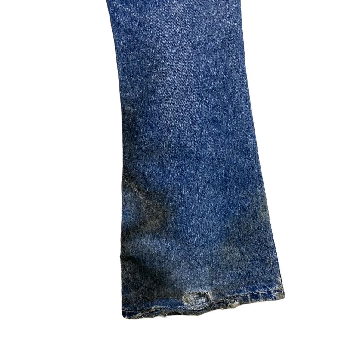 Levi's N.Hoolywood x Levis 646 Oiled Stained Flare Jeans Size US 29 - 14 Thumbnail