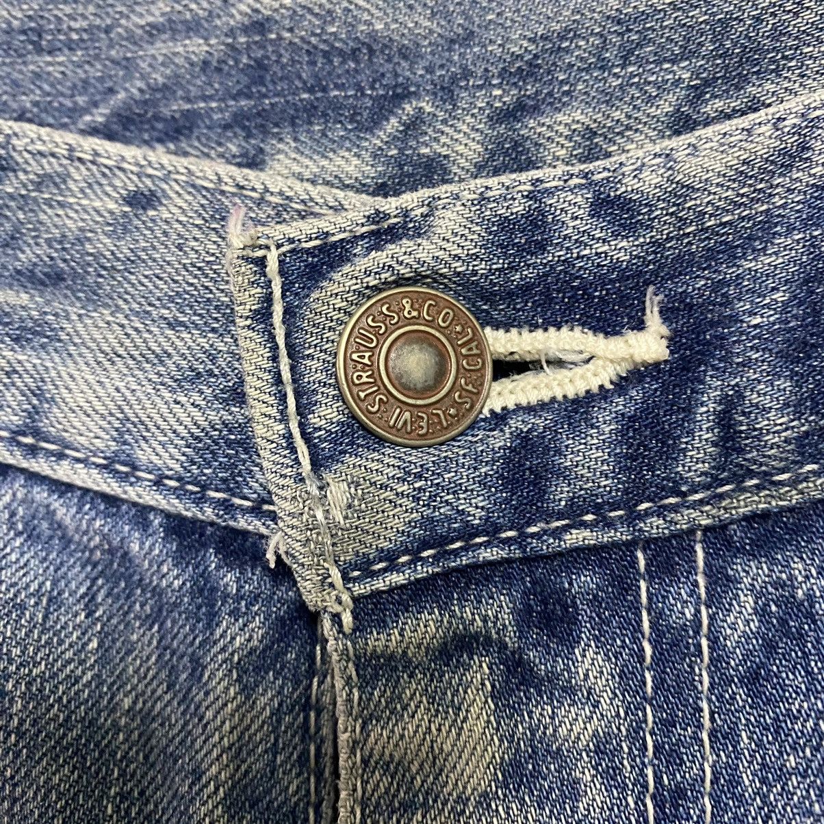 Levi's N.Hoolywood x Levis 646 Oiled Stained Flare Jeans Size US 29 - 18 Thumbnail