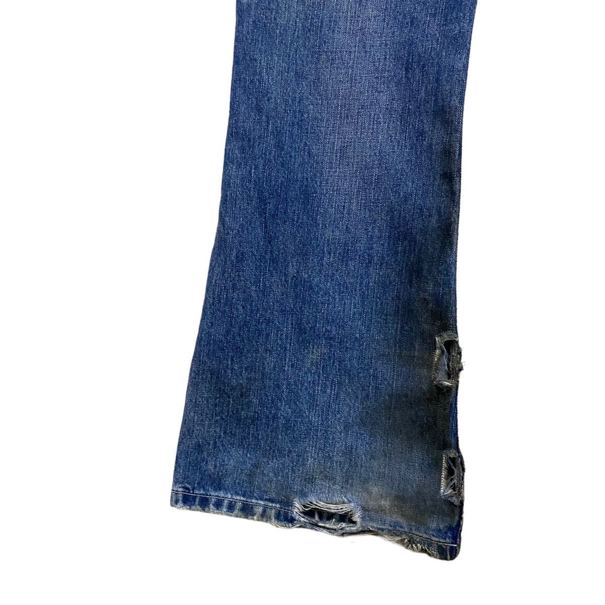 Levi's N.Hoolywood x Levis 646 Oiled Stained Flare Jeans Size US 29 - 15 Thumbnail