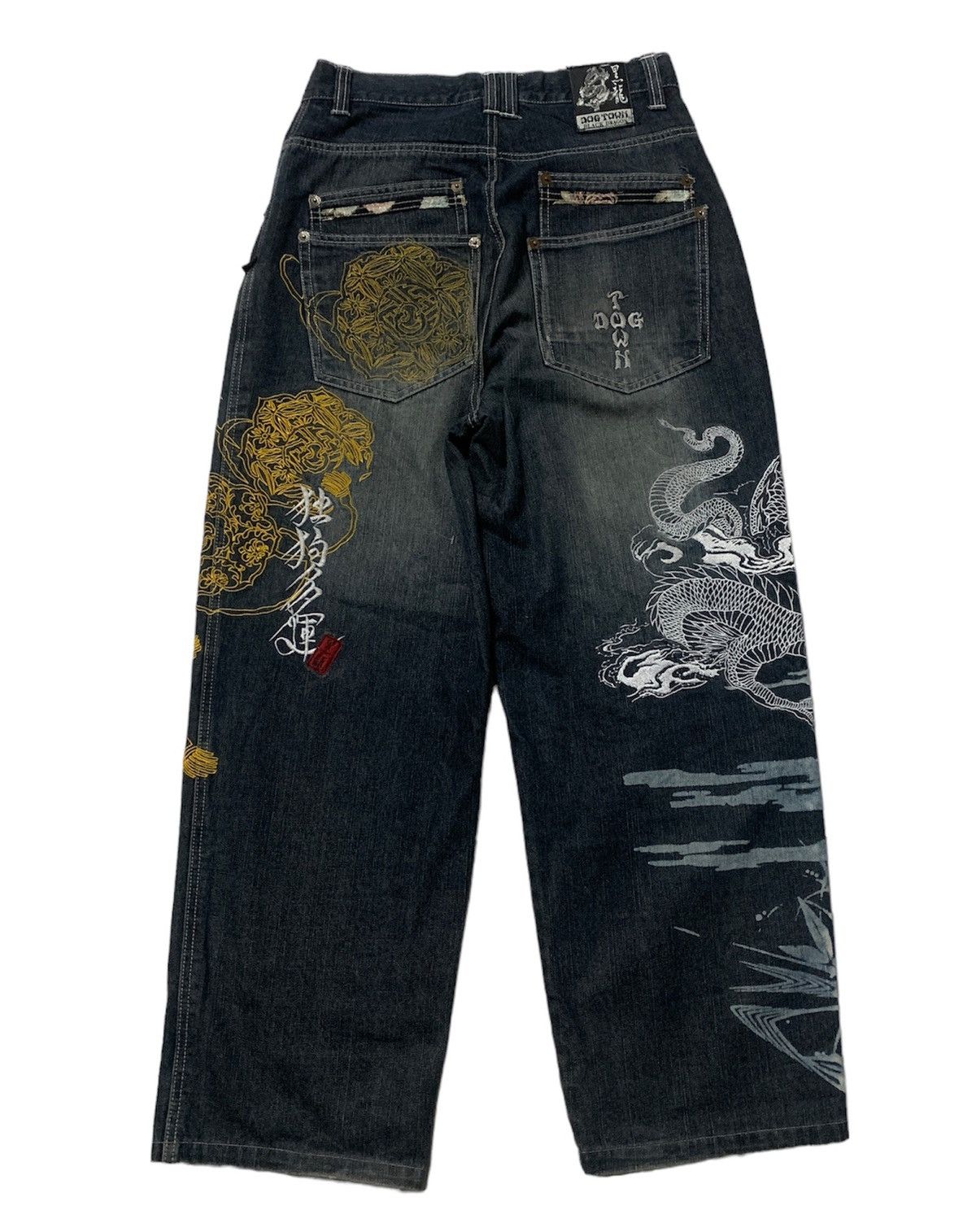 Dogtown × Streetwear DOG TOWN BLACK DRAGON SUKAJAN