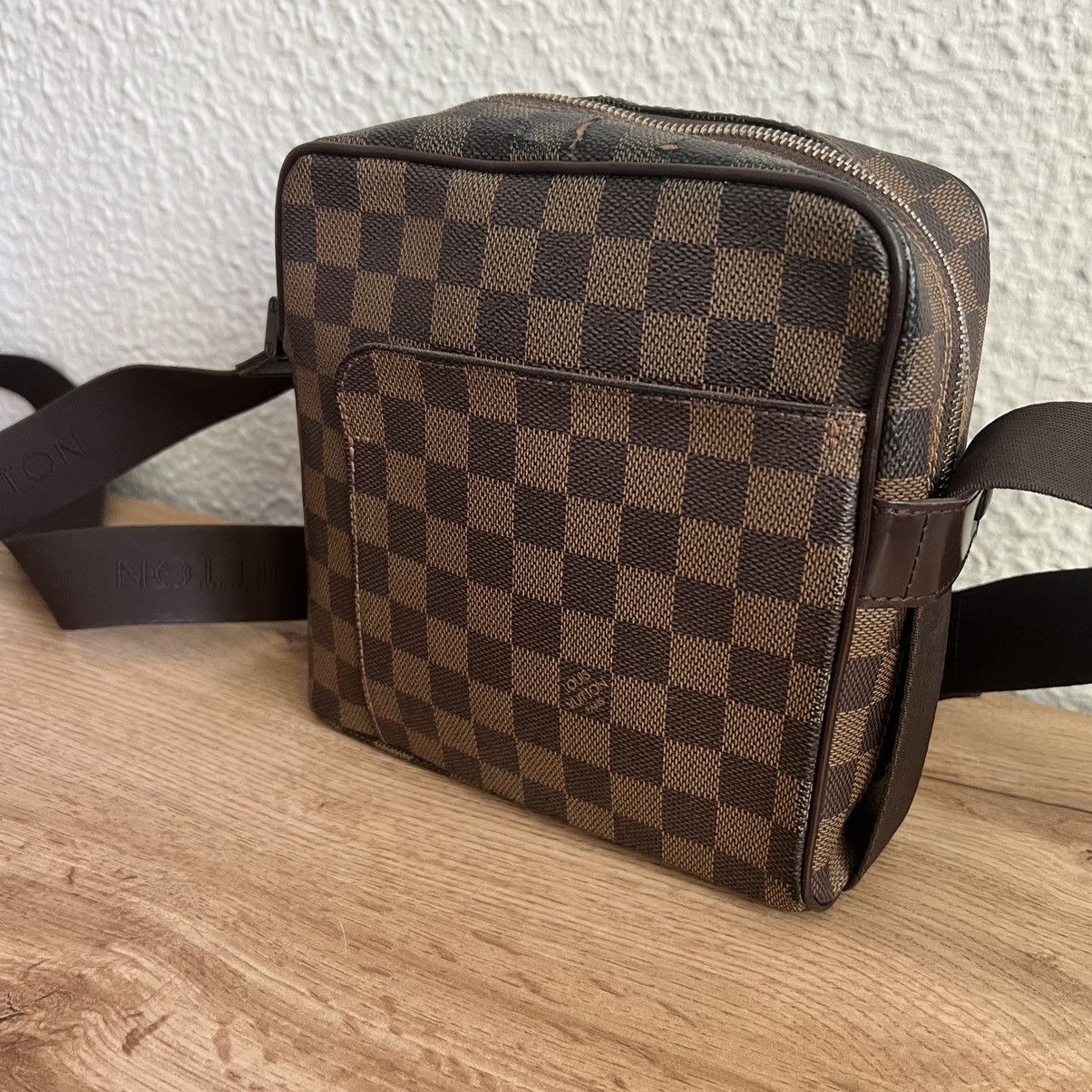 Louis Vuitton Louis Vuitton Messenger Bag Olav Leather Monogram Brown PM Size ONE SIZE - 5 Thumbnail