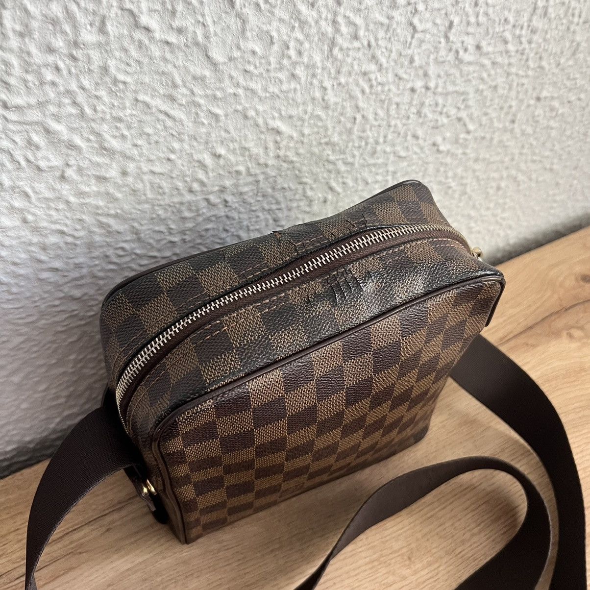 Louis Vuitton Louis Vuitton Messenger Bag Olav Leather Monogram Brown PM Size ONE SIZE - 4 Thumbnail