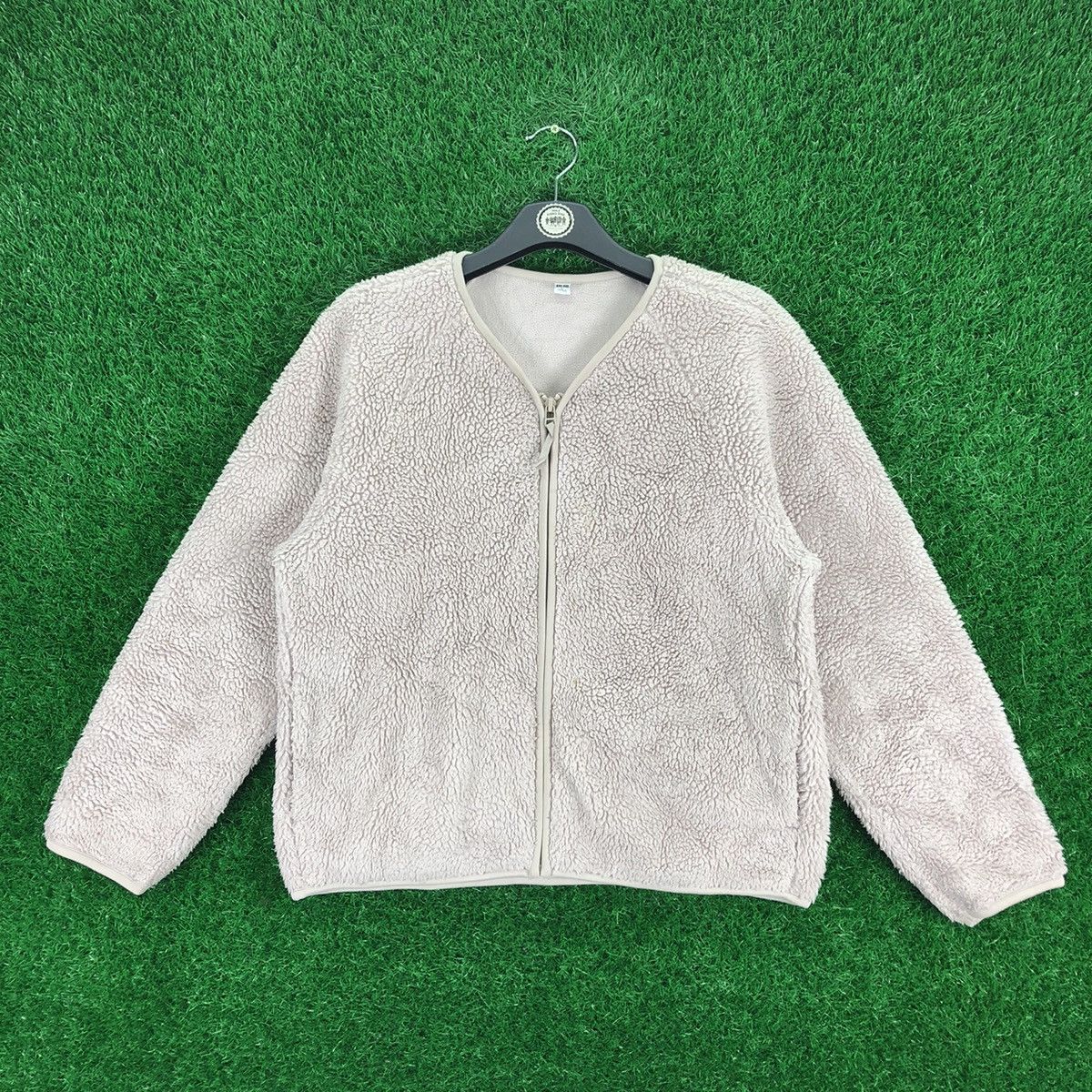 Japanese Brand × Uniqlo Uniqlo Deep Pile Sherpa Fleece Cardigan Zip up Size S / US 4 / IT 40 - 1 Thumbnail