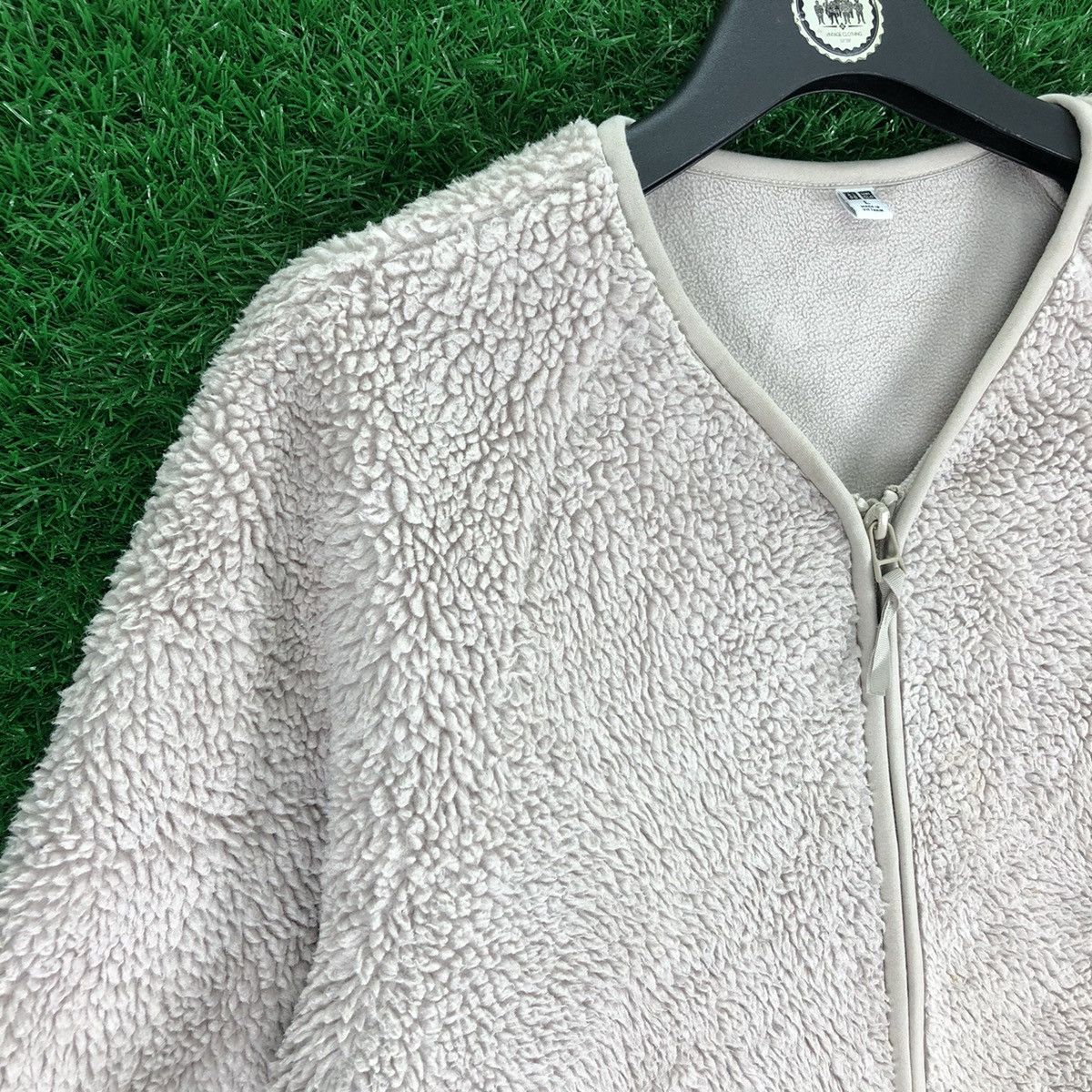 Japanese Brand × Uniqlo Uniqlo Deep Pile Sherpa Fleece Cardigan Zip up Size S / US 4 / IT 40 - 2 Thumbnail