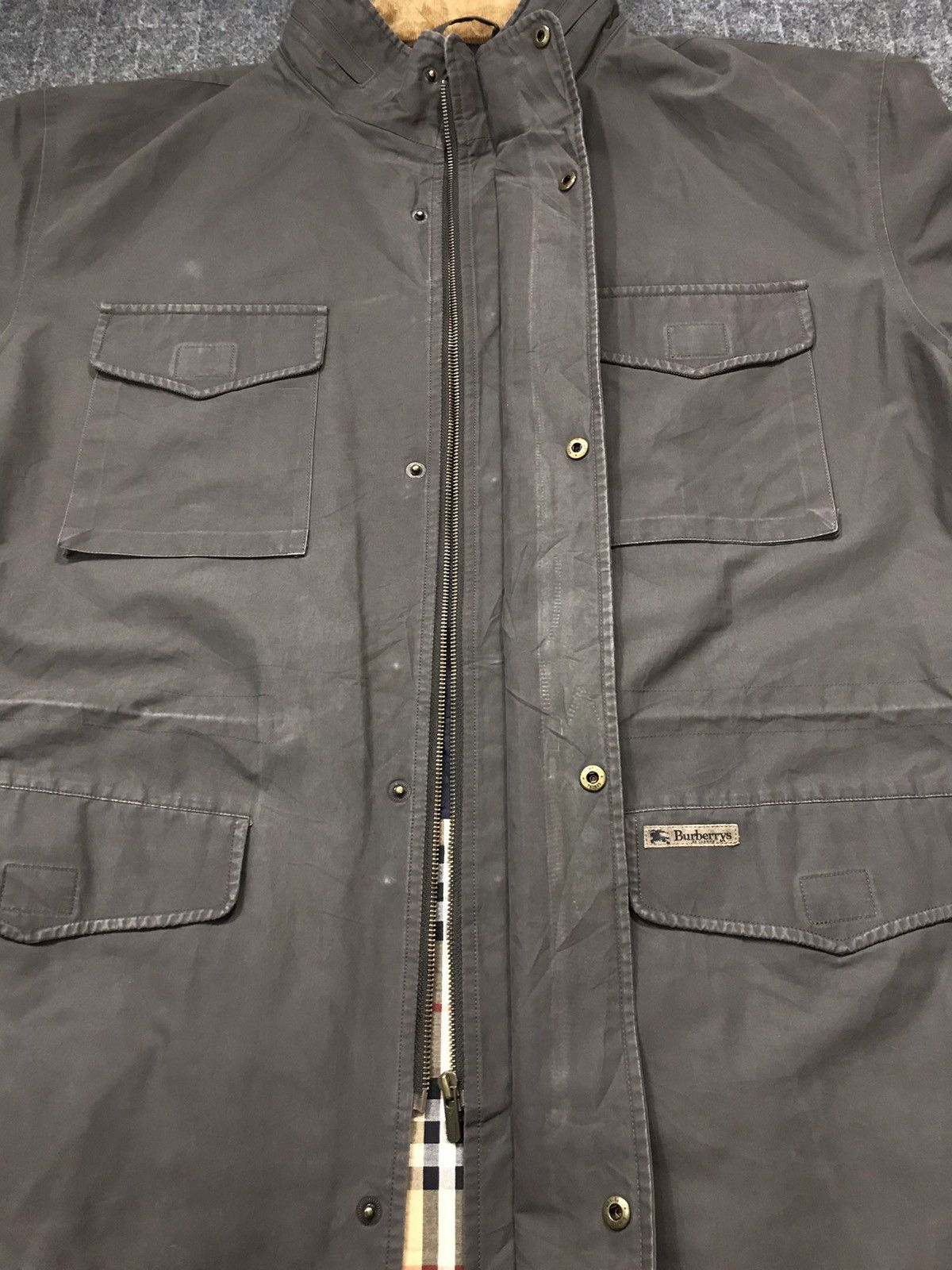 Burberry × Vintage Burberrys Jacket Nova Check Monogram Inner K1134j Size XXL / US 16-18 / IT 52-54 - 6 Thumbnail