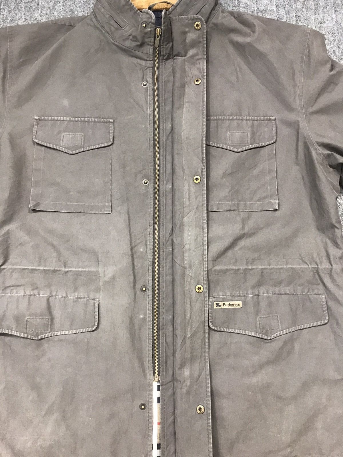 Burberry × Vintage Burberrys Jacket Nova Check Monogram Inner K1134j Size XXL / US 16-18 / IT 52-54 - 5 Thumbnail