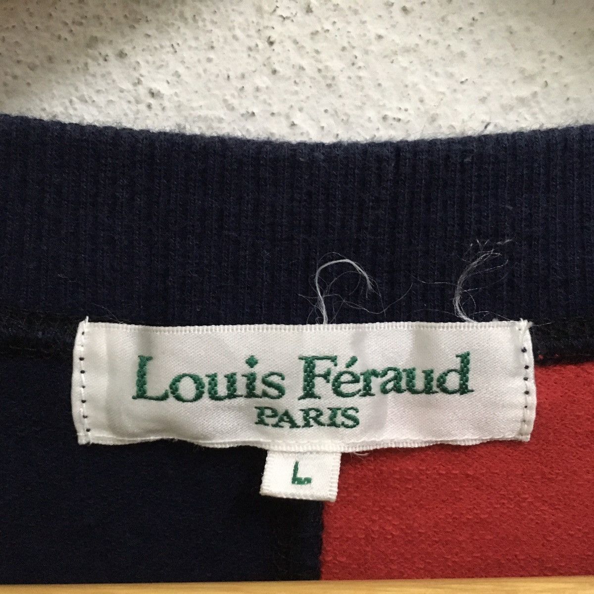 Louis Feraud × Vintage Vintage LOUIS FERAUD Paris Big Logo Embroidered Sweatshirt Size US M / EU 48-50 / 2 - 4 Thumbnail