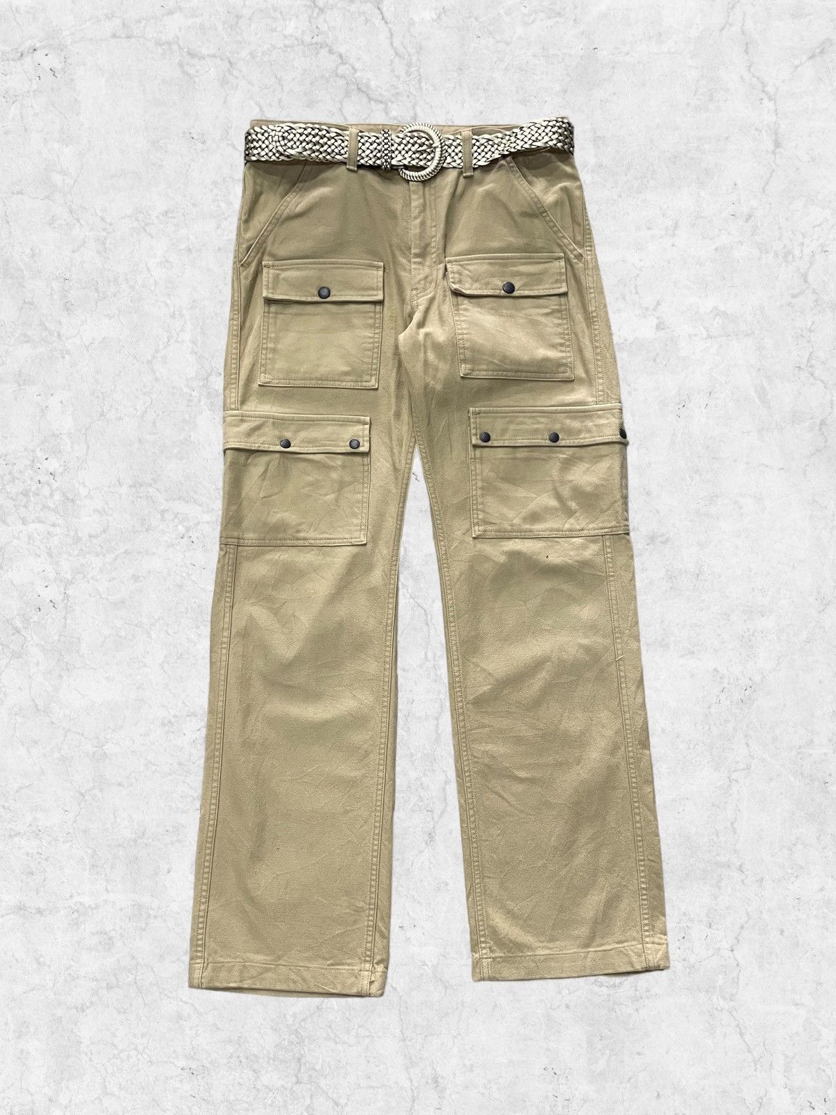 Vintage Westborne Japan Bush Pocket Cargo Pant With Belt