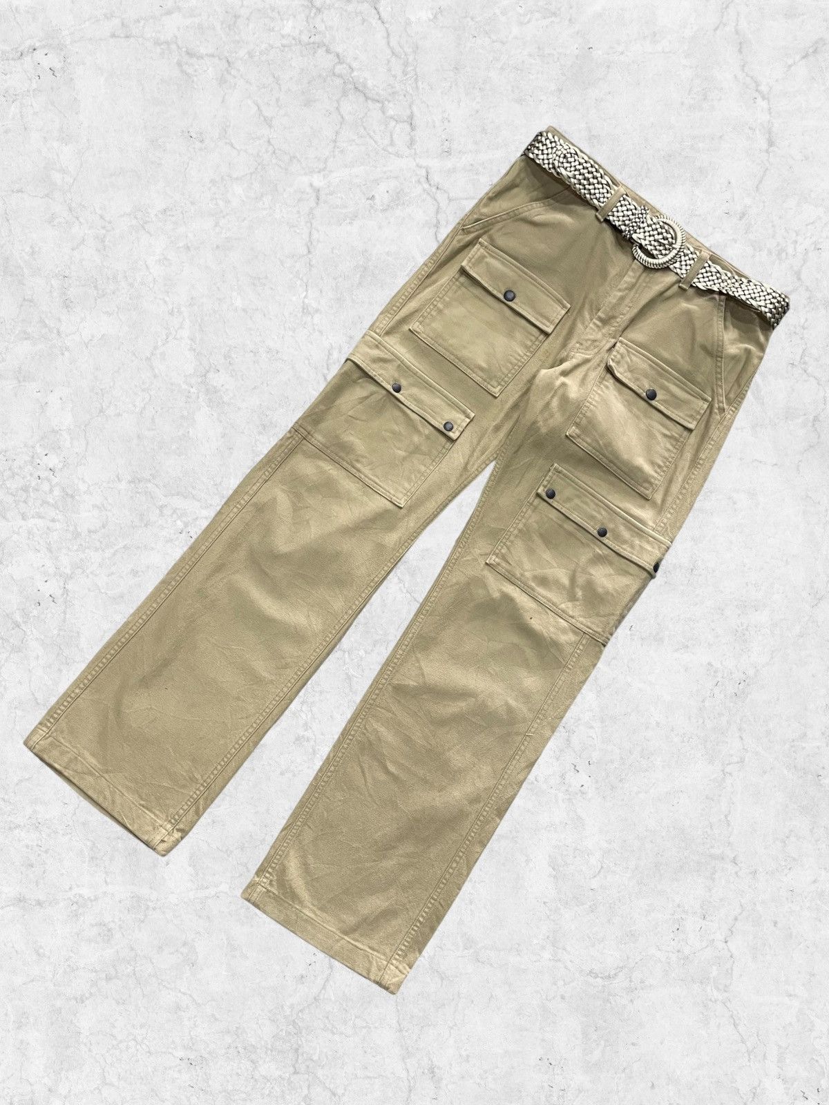 Vintage Westborne Japan Bush Pocket Cargo Pant With Belt