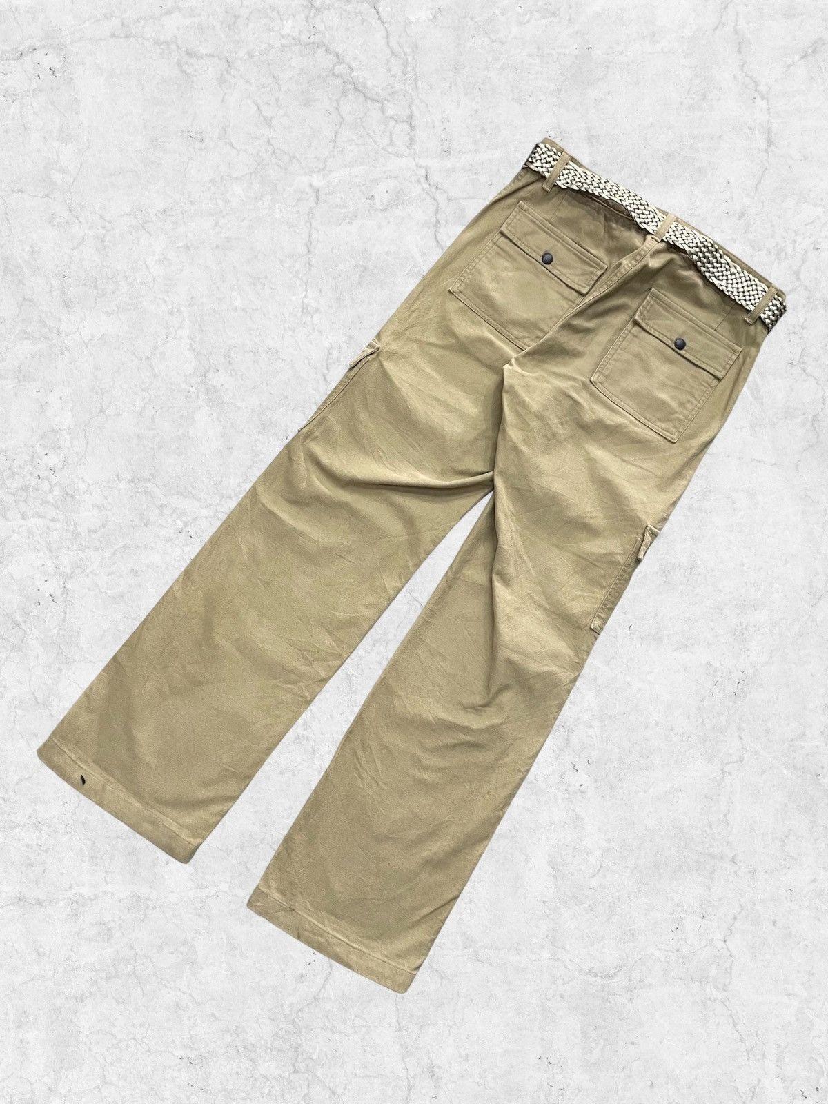 Vintage Westborne Japan Bush Pocket Cargo Pant With Belt