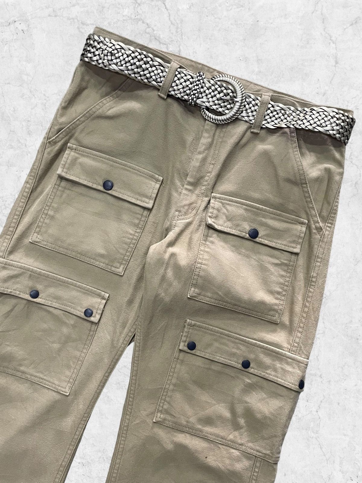 Vintage Westborne Japan Bush Pocket Cargo Pant With Belt