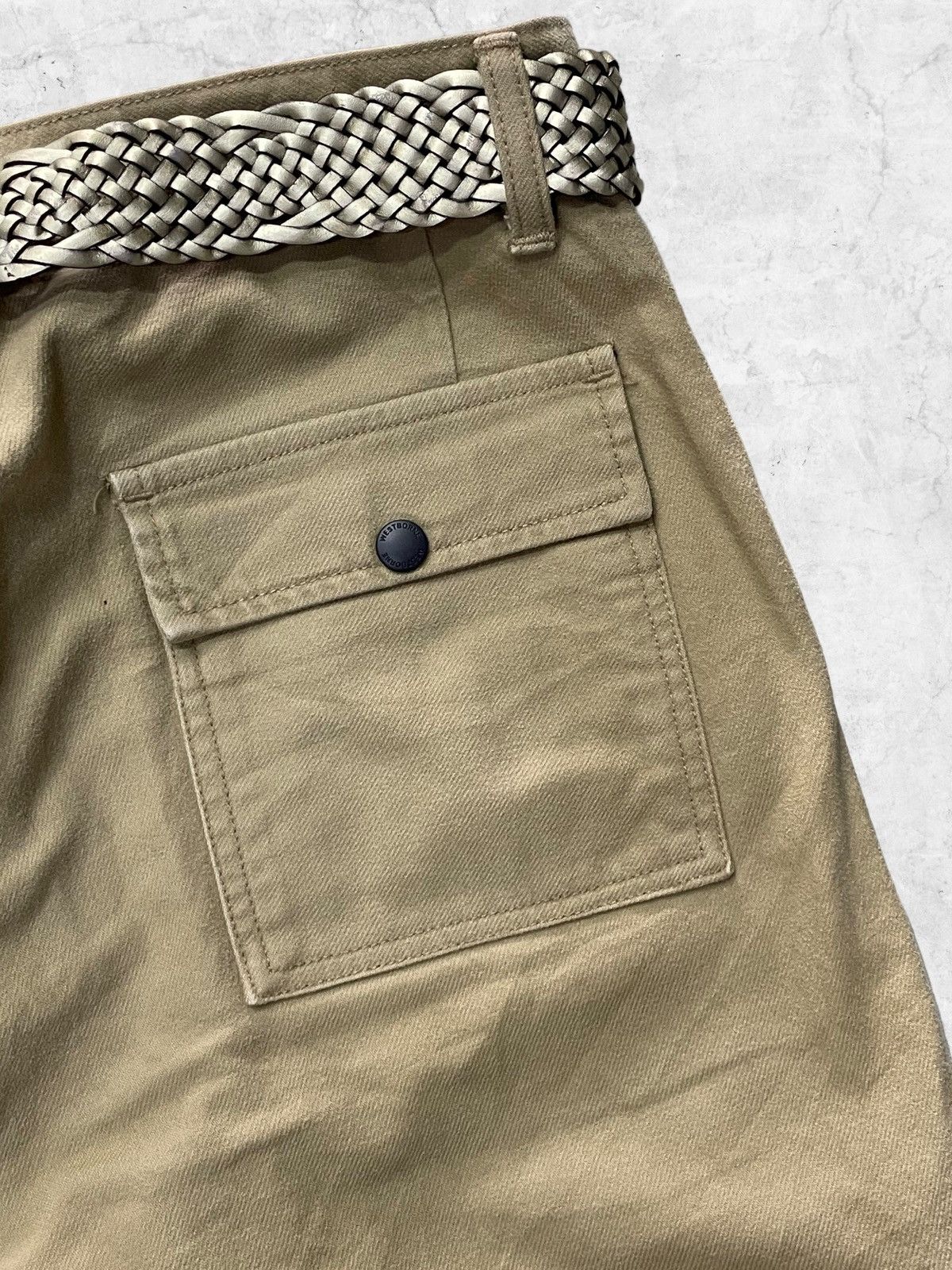 Vintage Westborne Japan Bush Pocket Cargo Pant With Belt