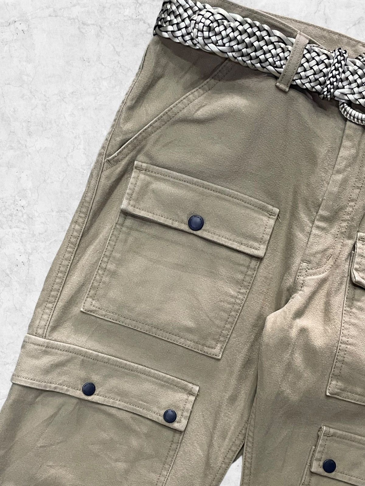 Vintage Westborne Japan Bush Pocket Cargo Pant With Belt