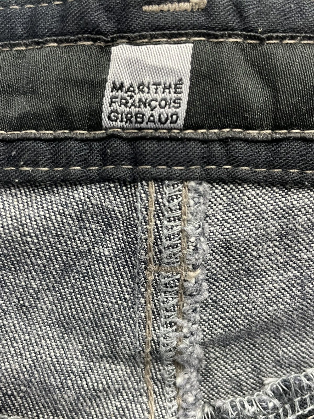 Marithe + Francois Girbaud Marithe Francois Girbaud Layer Baggy Denim Pants With Belt Size US 30 / EU 46 - 14 Thumbnail