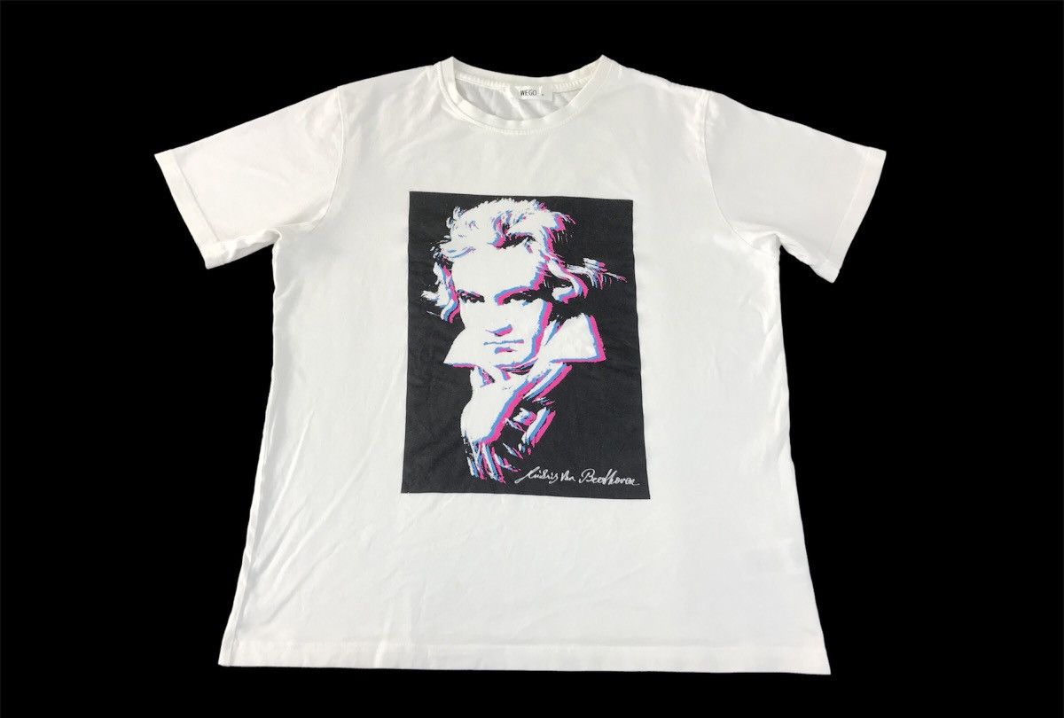 Japanese Brand Ludwig Van Beethoven Pianist Composer Artist Tee K1037j Size M / US 6-8 / IT 42-44 - 1 Thumbnail