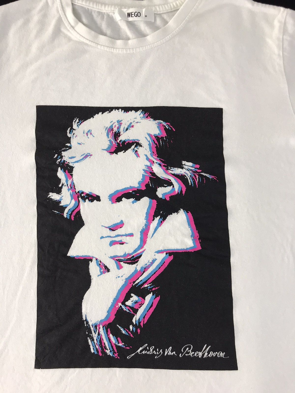 Japanese Brand Ludwig Van Beethoven Pianist Composer Artist Tee K1037j Size M / US 6-8 / IT 42-44 - 2 Thumbnail