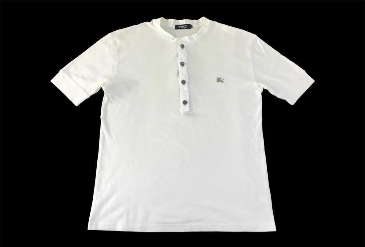 Burberry Burberry Black Label London Button Minimalist Tee K1039J Size M / US 6-8 / IT 42-44 - 1 Thumbnail