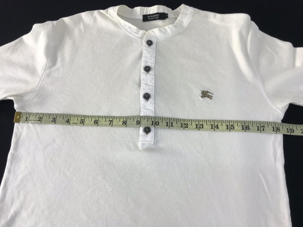 Burberry Burberry Black Label London Button Minimalist Tee K1039J Size M / US 6-8 / IT 42-44 - 9 Thumbnail