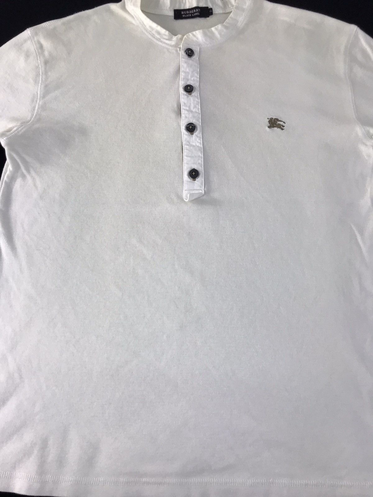 Burberry Burberry Black Label London Button Minimalist Tee K1039J Size M / US 6-8 / IT 42-44 - 3 Thumbnail