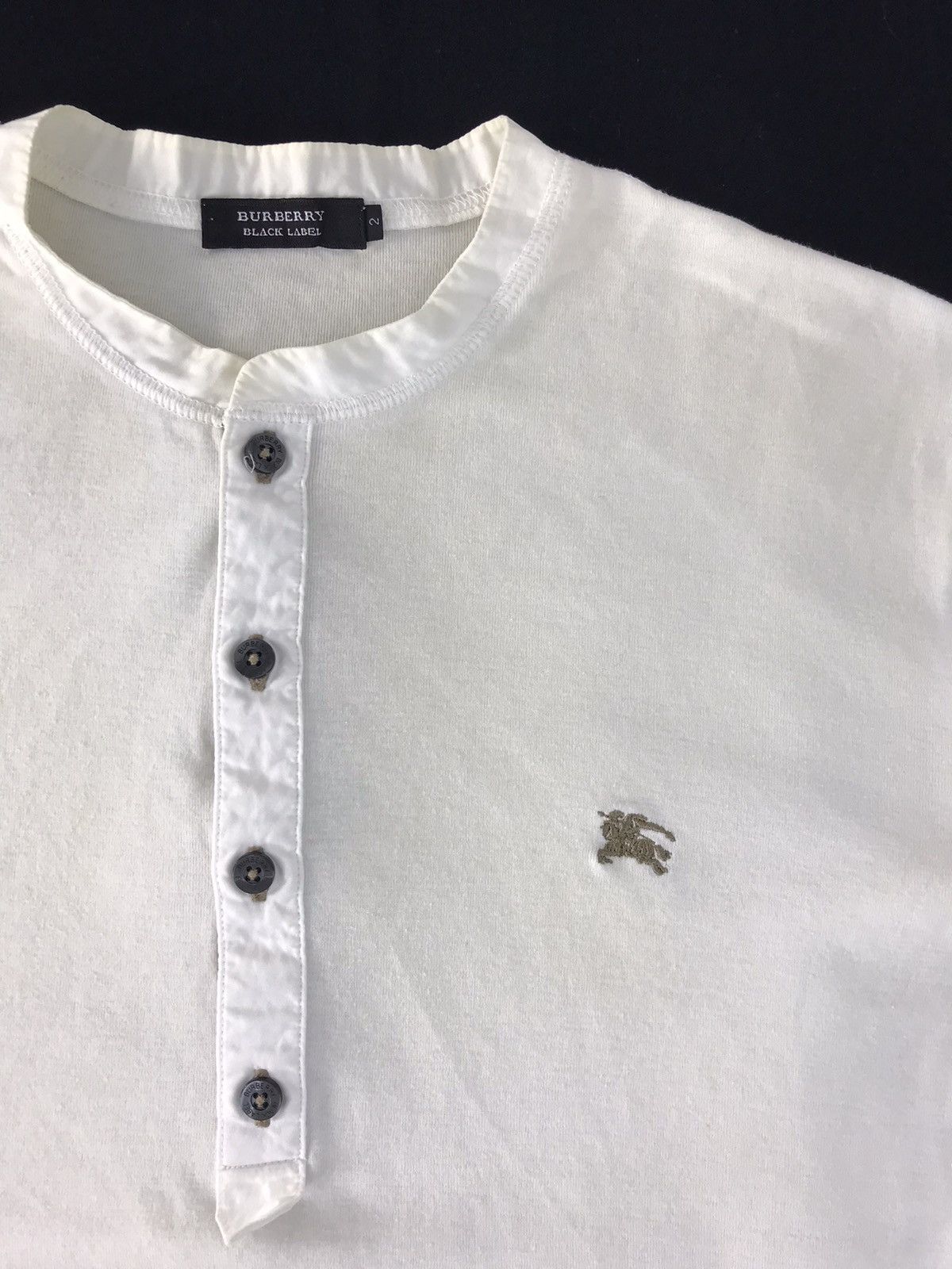 Burberry Burberry Black Label London Button Minimalist Tee K1039J Size M / US 6-8 / IT 42-44 - 2 Thumbnail