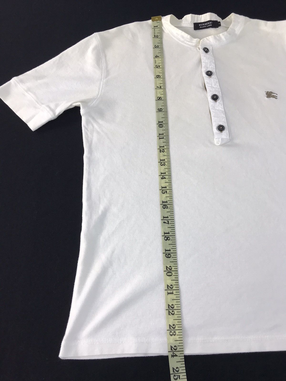 Burberry Burberry Black Label London Button Minimalist Tee K1039J Size M / US 6-8 / IT 42-44 - 10 Thumbnail