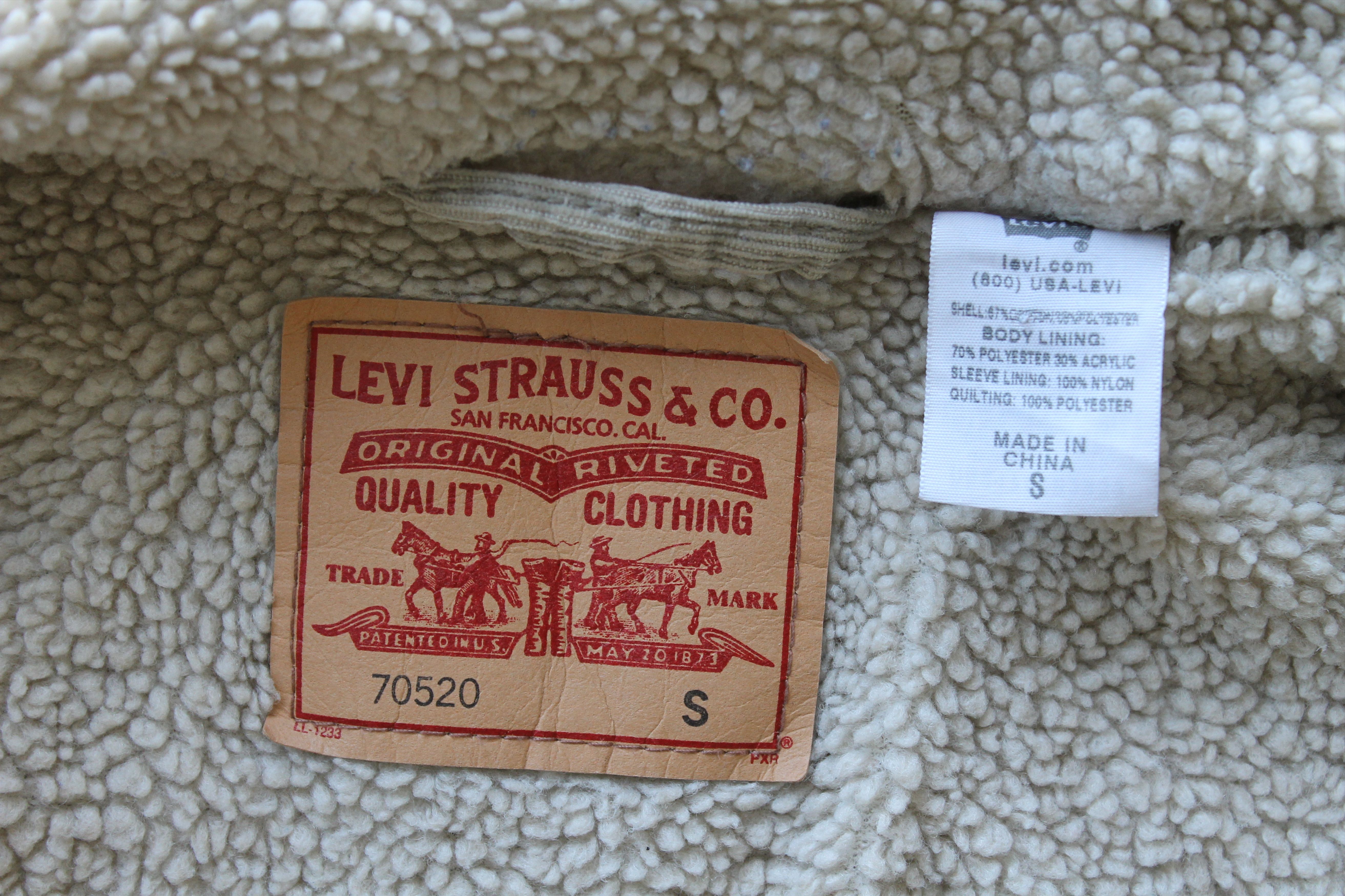 Levi's Levi's beige sherpa jacket Size US S / EU 44-46 / 1 - 5 Thumbnail