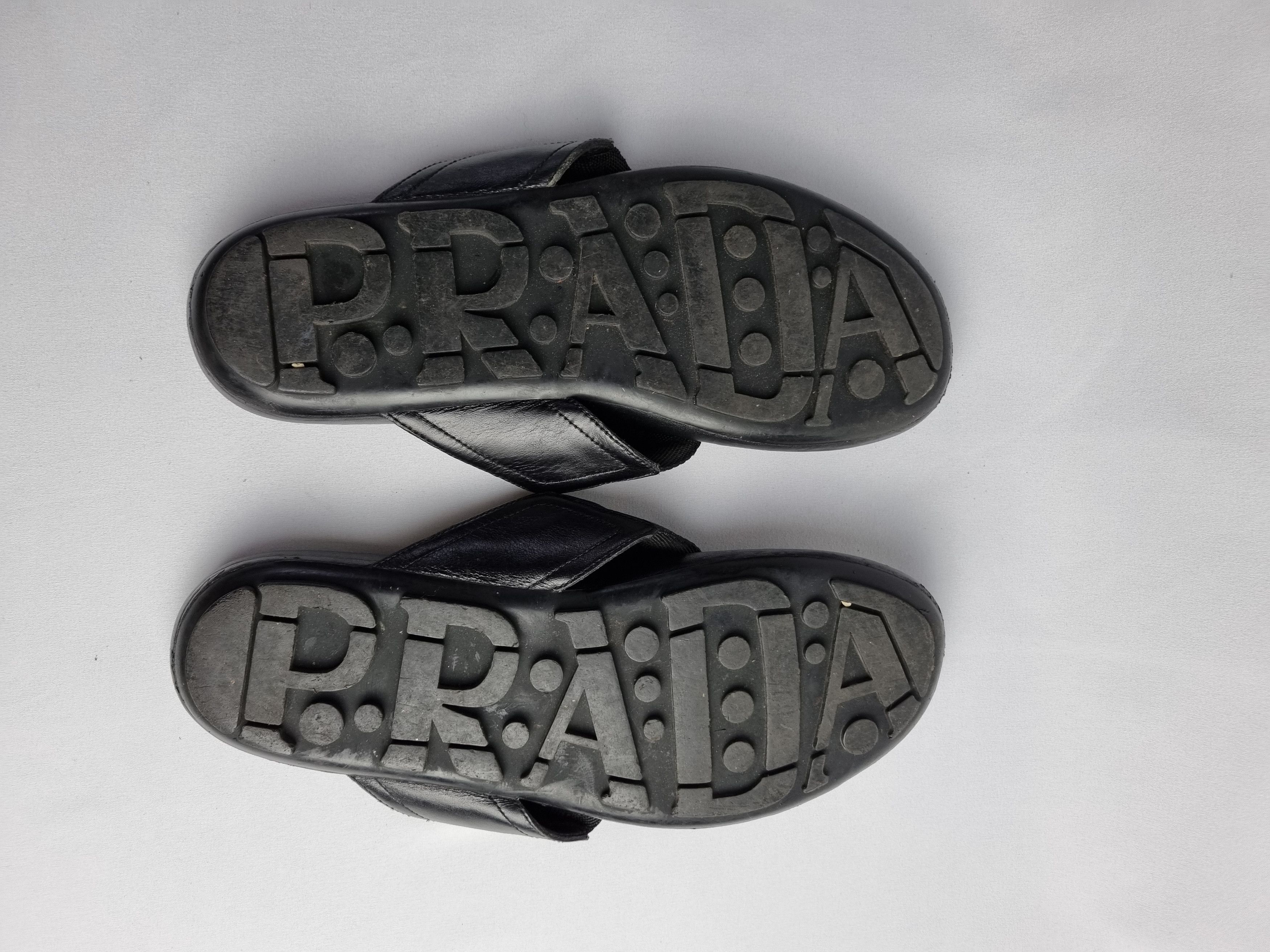 Leather × Prada Prada Leather Sandals Size US 7 / EU 40 - 7 Thumbnail