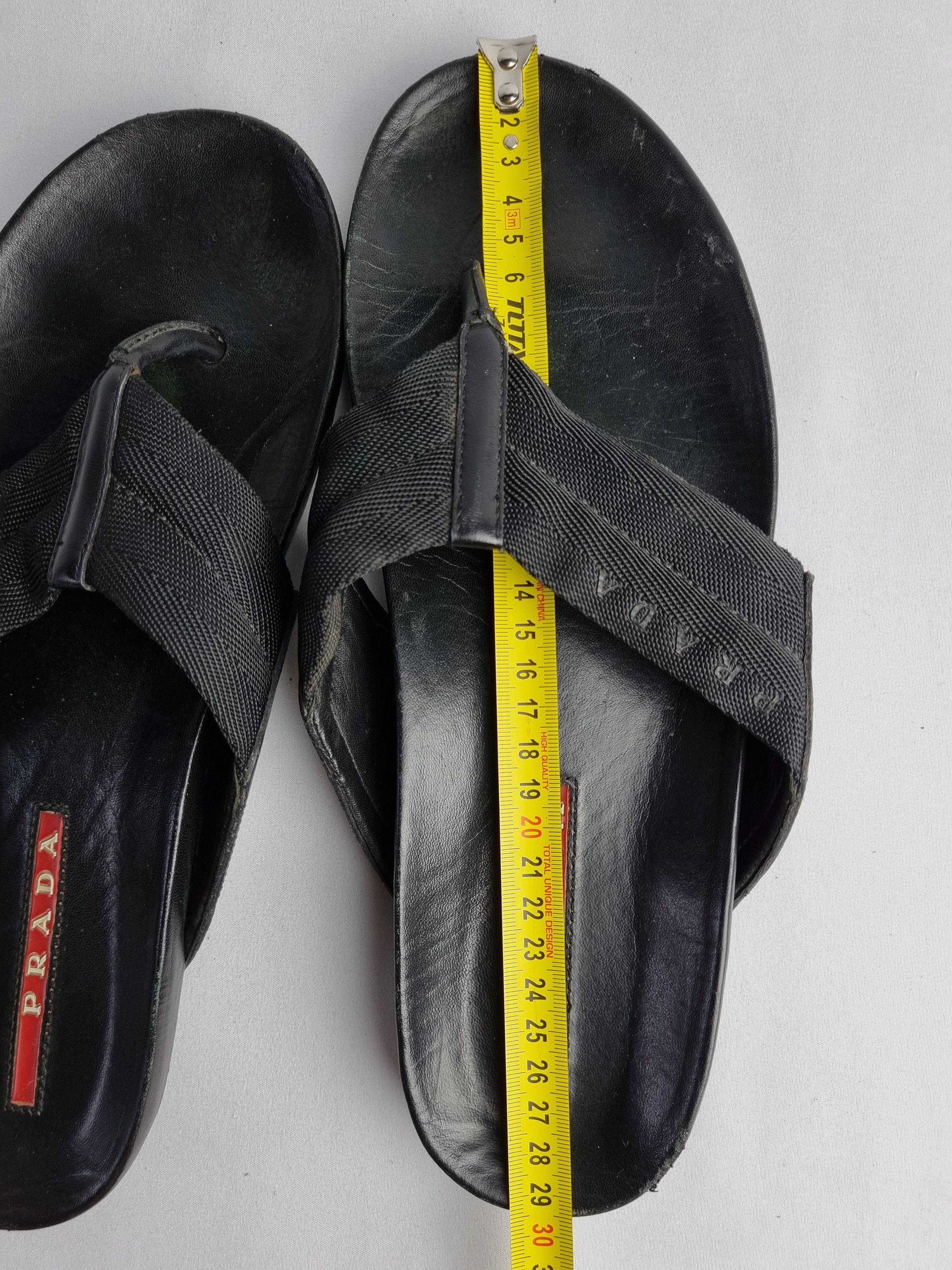 Leather × Prada Prada Leather Sandals Size US 7 / EU 40 - 13 Thumbnail