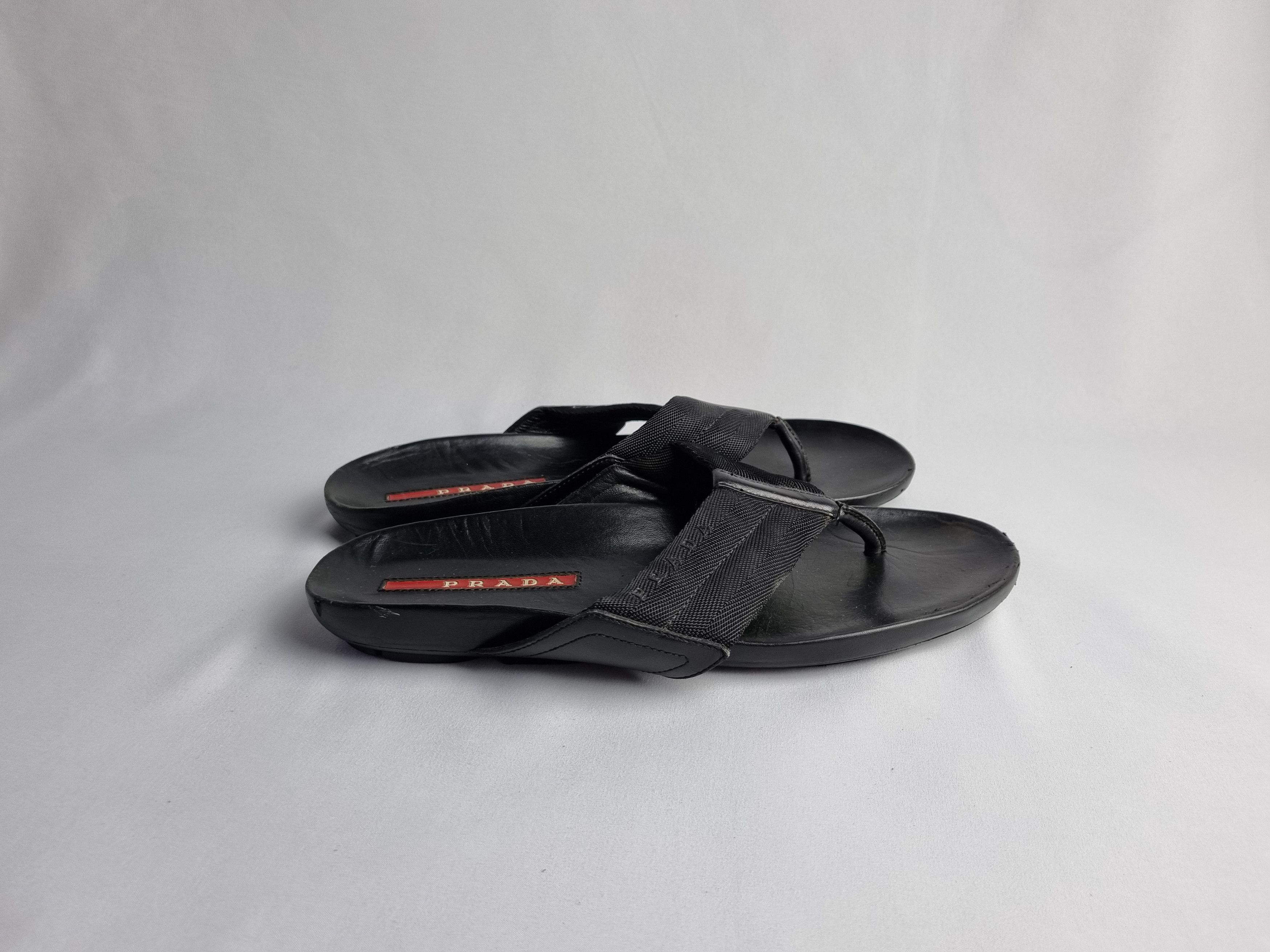 Leather × Prada Prada Leather Sandals Size US 7 / EU 40 - 2 Thumbnail