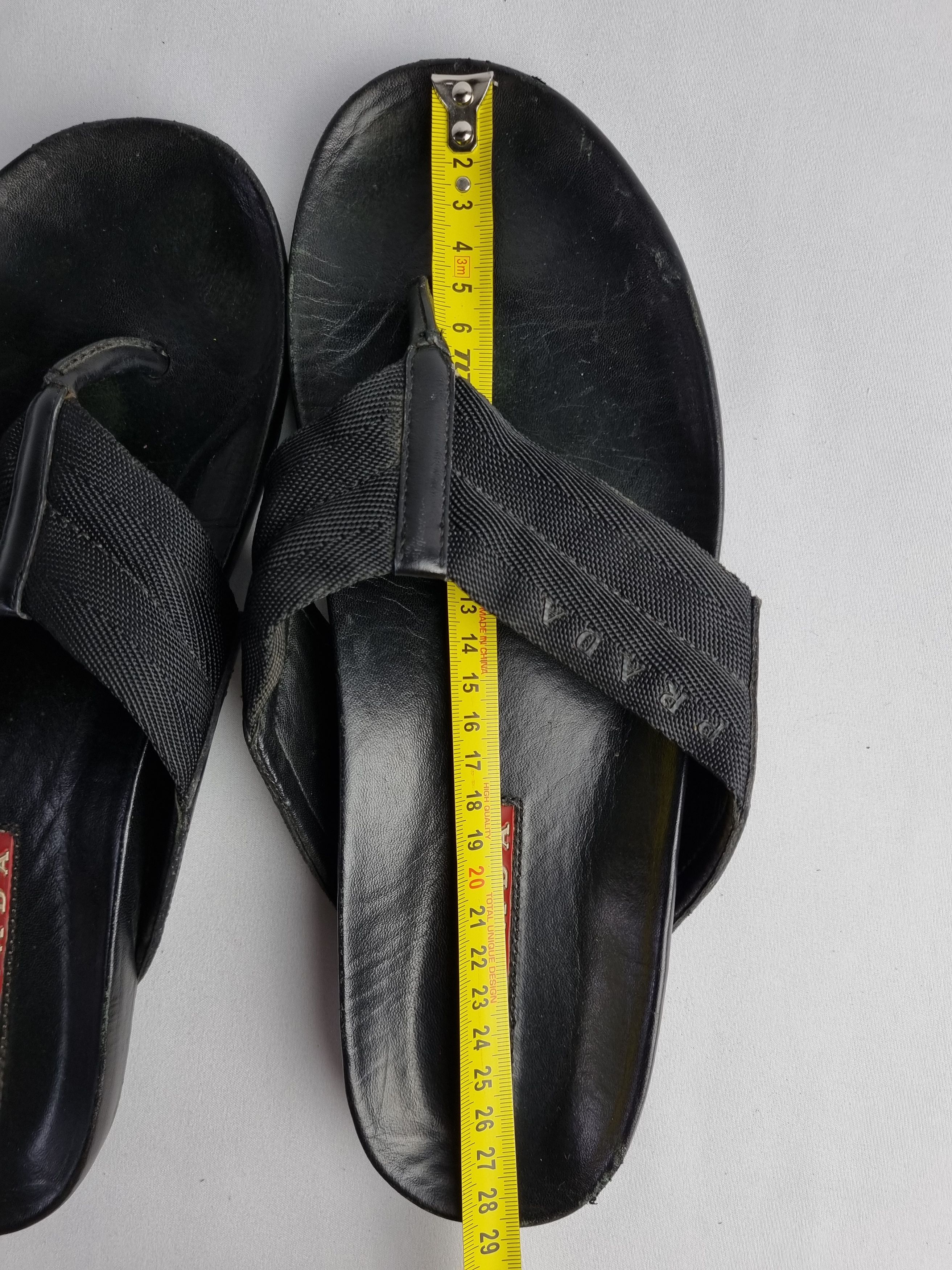 Leather × Prada Prada Leather Sandals Size US 7 / EU 40 - 12 Thumbnail
