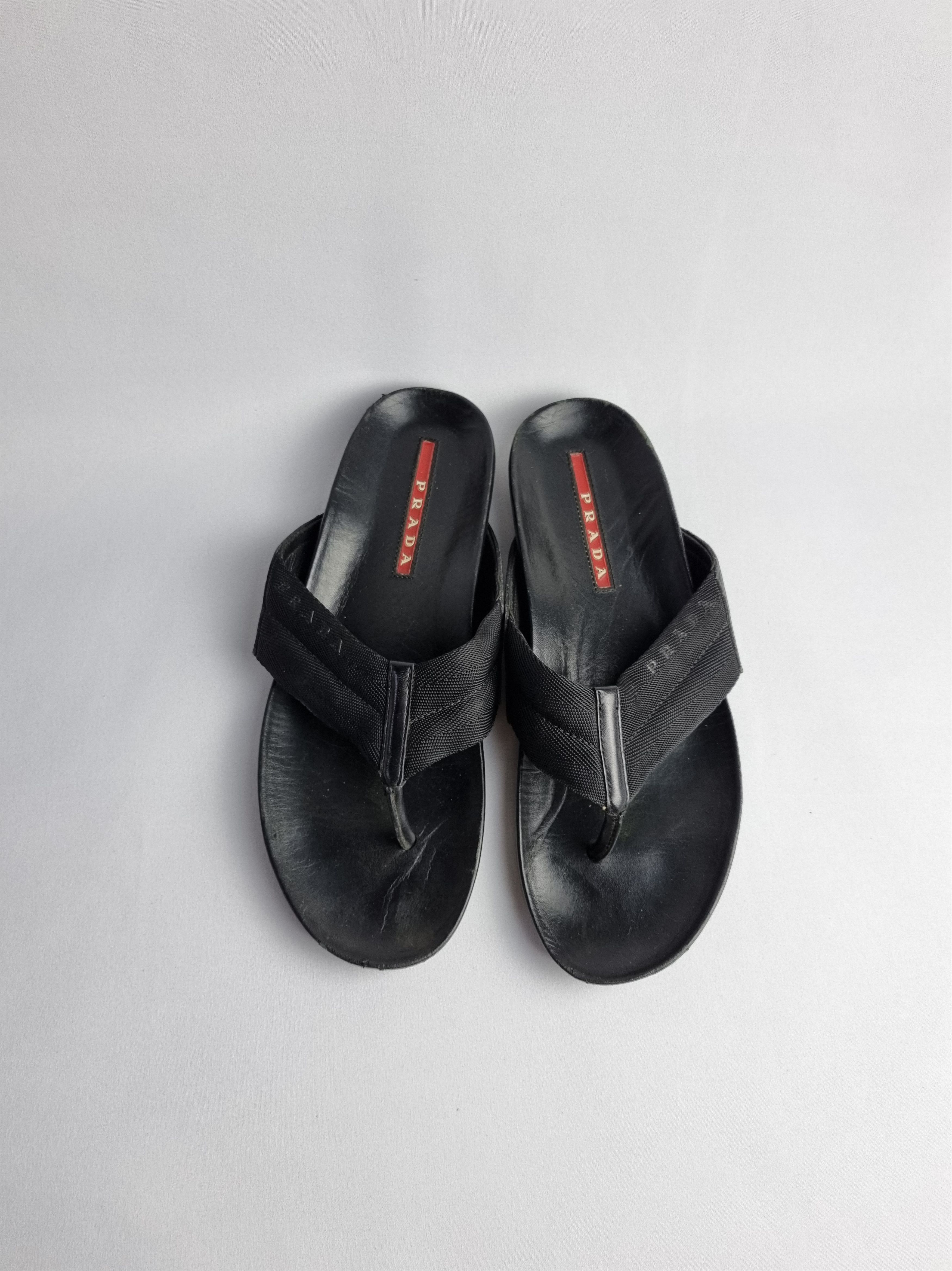 Leather × Prada Prada Leather Sandals Size US 7 / EU 40 - 3 Thumbnail