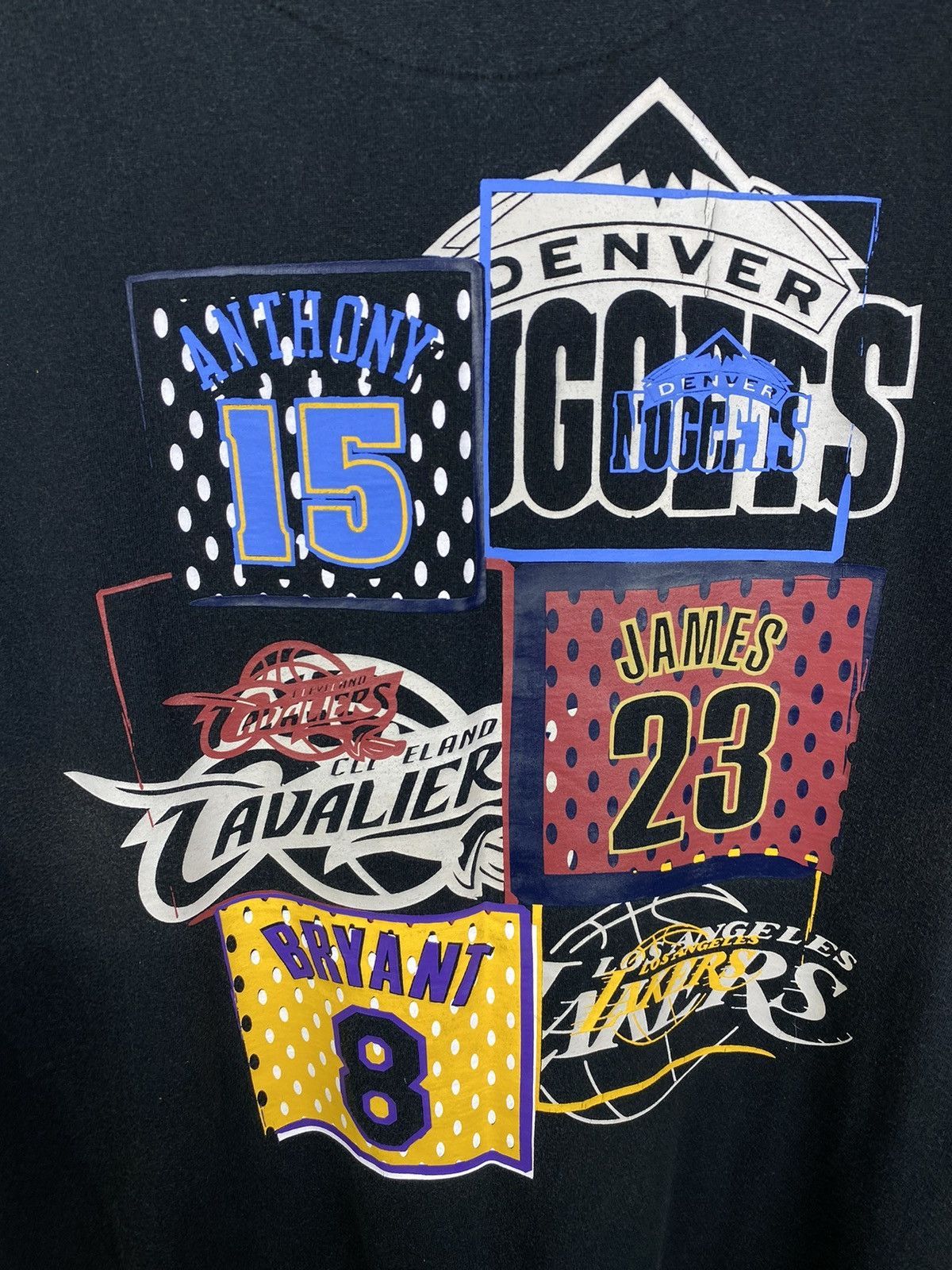NBA × Vintage Mens Vintage NBA T Shirt legend James Bryant Anthony tee Size US M / EU 48-50 / 2 - 13 Thumbnail