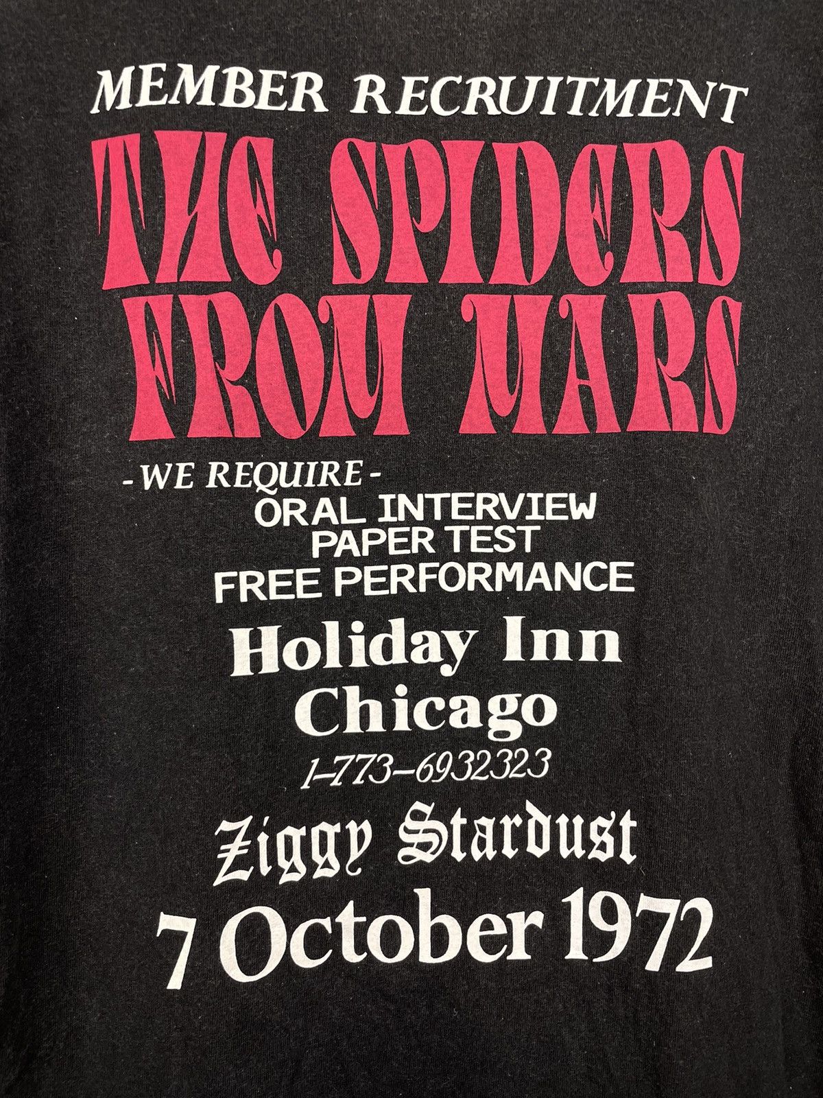 Band Tees Vintage Y2K The Spider From Mars t shirt Size US M / EU 48-50 / 2 - 5 Thumbnail