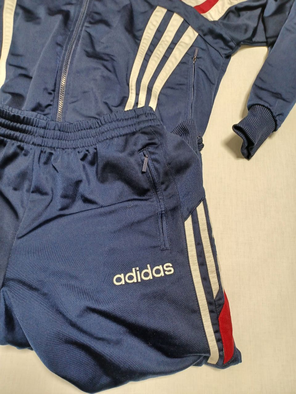 Adidas Tracksuit adidas vintage 90-s tracking jacket + sweatpants Size US S / EU 44-46 / 1 - 3 Thumbnail