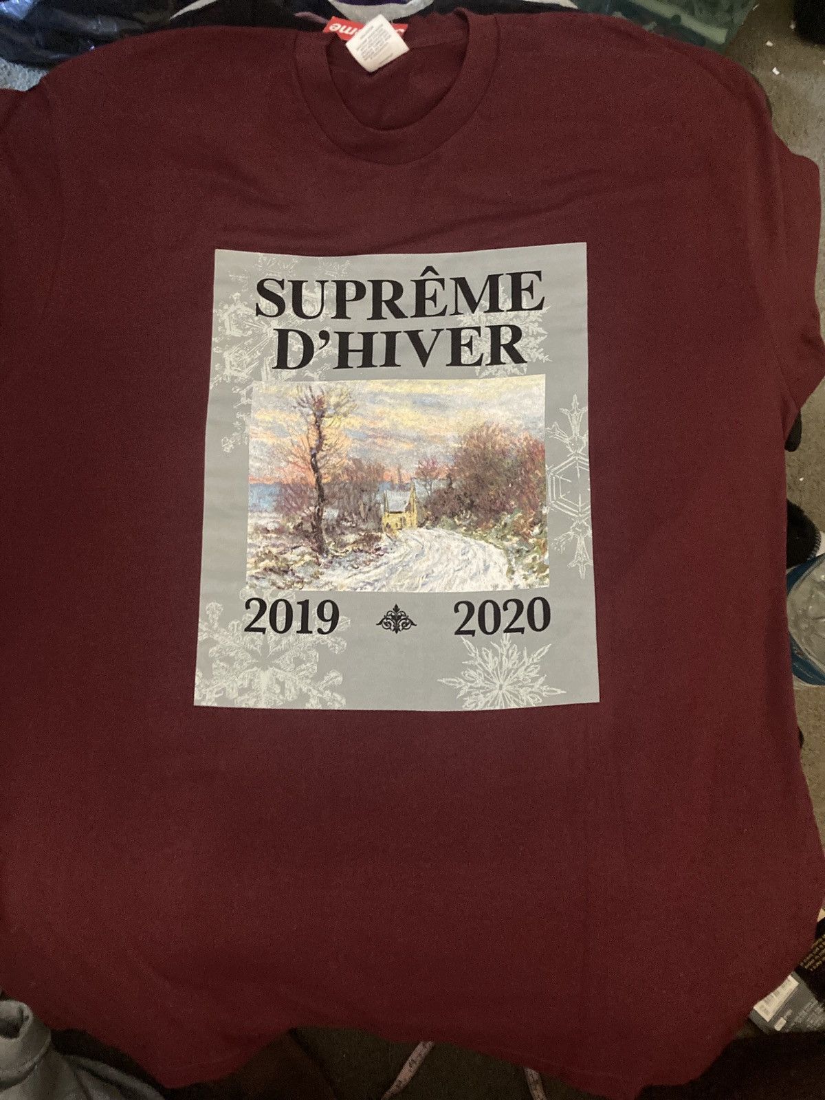 Supreme D'Hiver Tシャツ 2019-2020 ブラック Supreme - D'Hiver Tee - UG.SHAFT
