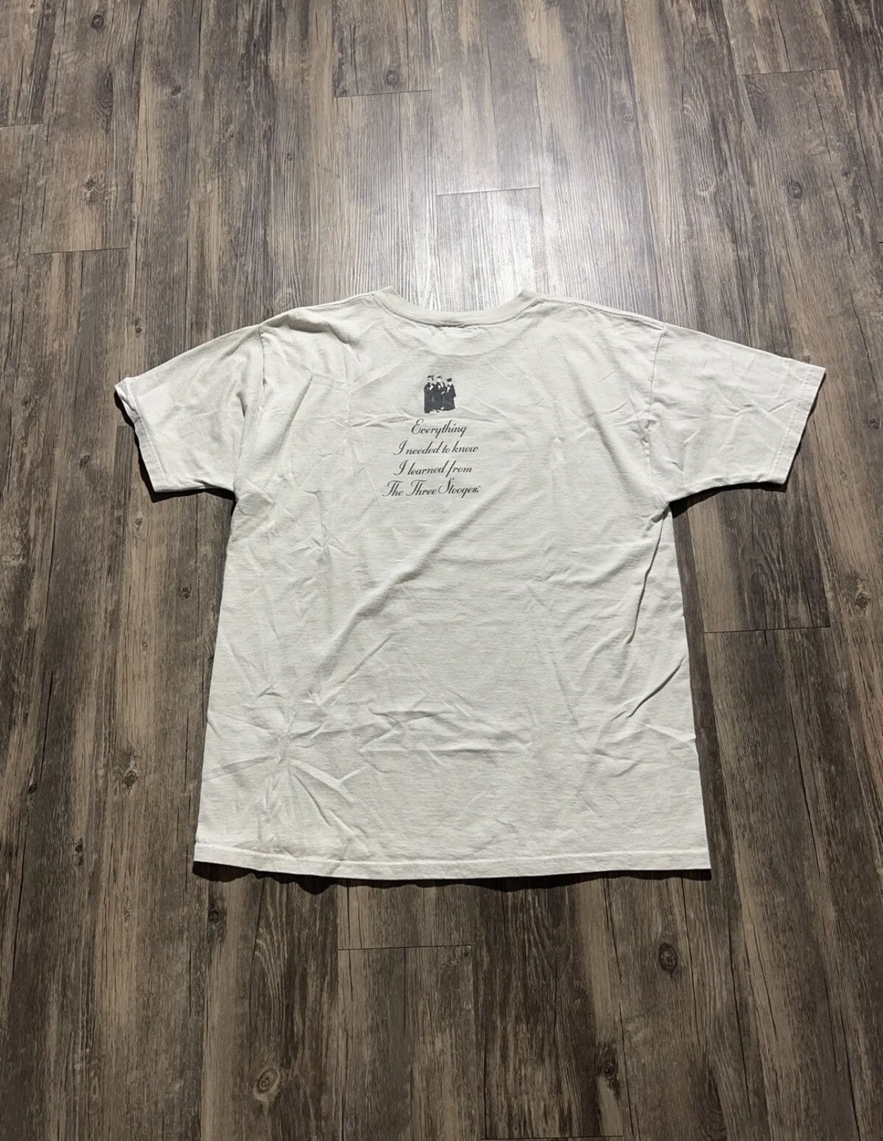 Fruit Of The Loom × Vintage 1999 Three Stooges Institute of Higher Learnin’ Tee Size US XL / EU 56 / 4 - 2 Thumbnail