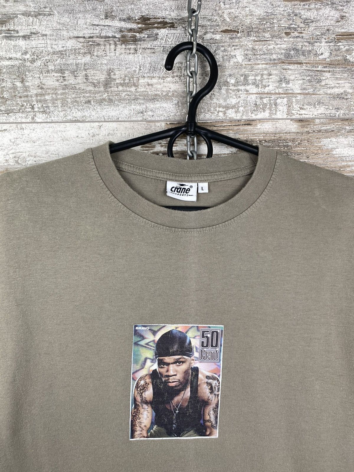 50 Cent × Rap Tees × Vintage Mens Vintage 50 cent T shirt rap tees Size US L / EU 52-54 / 3 - 4 Thumbnail
