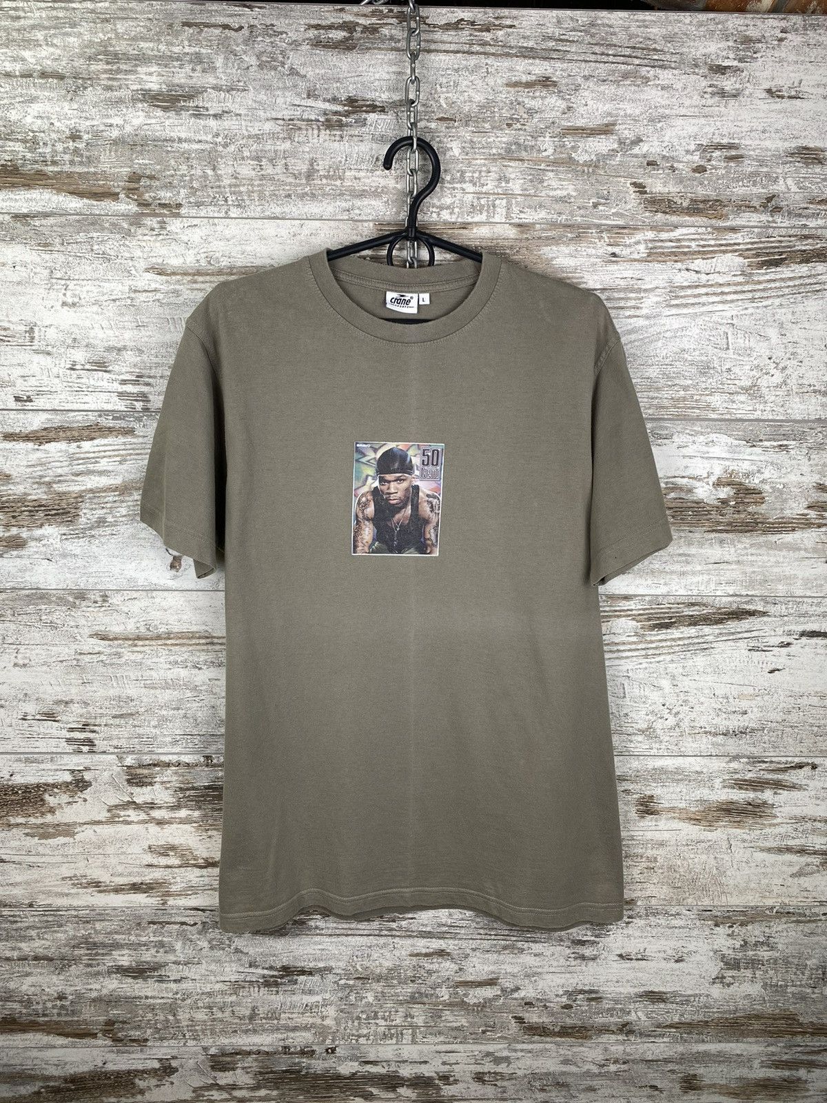 50 Cent × Rap Tees × Vintage Mens Vintage 50 cent T shirt rap tees Size US L / EU 52-54 / 3 - 1 Thumbnail