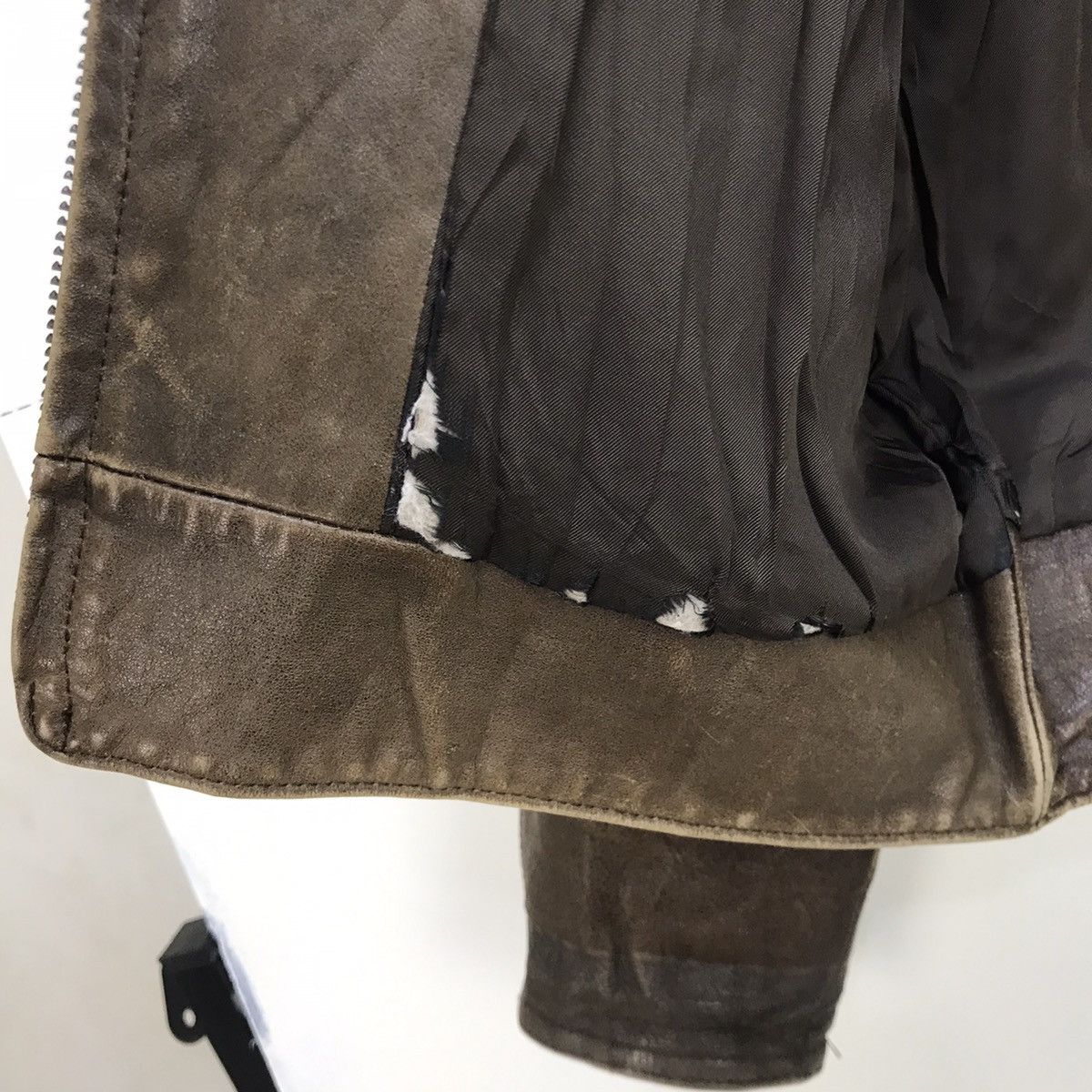 Genuine Leather Vintage 80s Beaux Cow Antique Leather Jacket Size US S / EU 44-46 / 1 - 21 Thumbnail