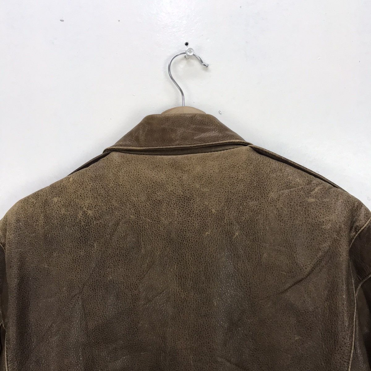 Genuine Leather Vintage 80s Beaux Cow Antique Leather Jacket Size US S / EU 44-46 / 1 - 13 Thumbnail