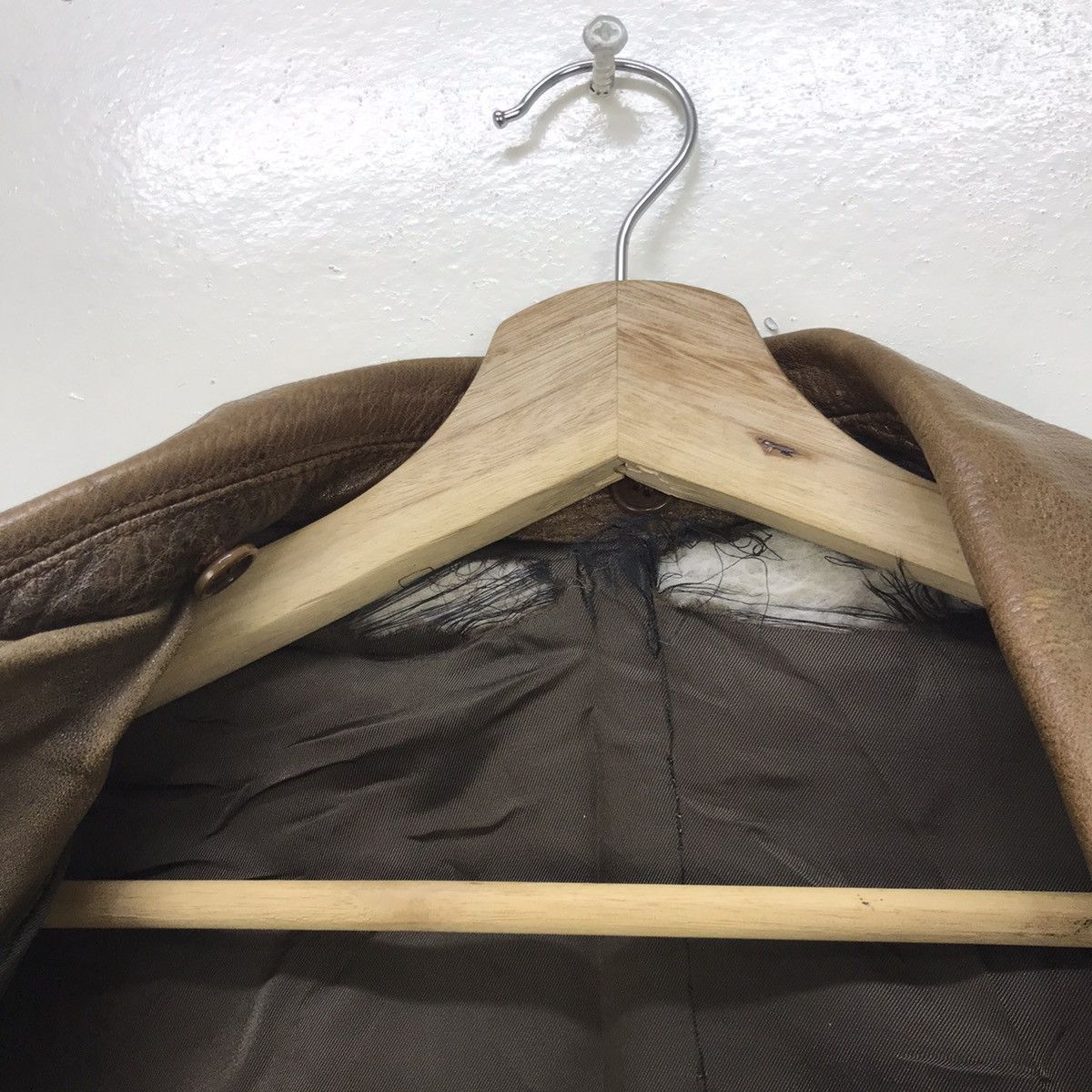 Genuine Leather Vintage 80s Beaux Cow Antique Leather Jacket Size US S / EU 44-46 / 1 - 17 Thumbnail