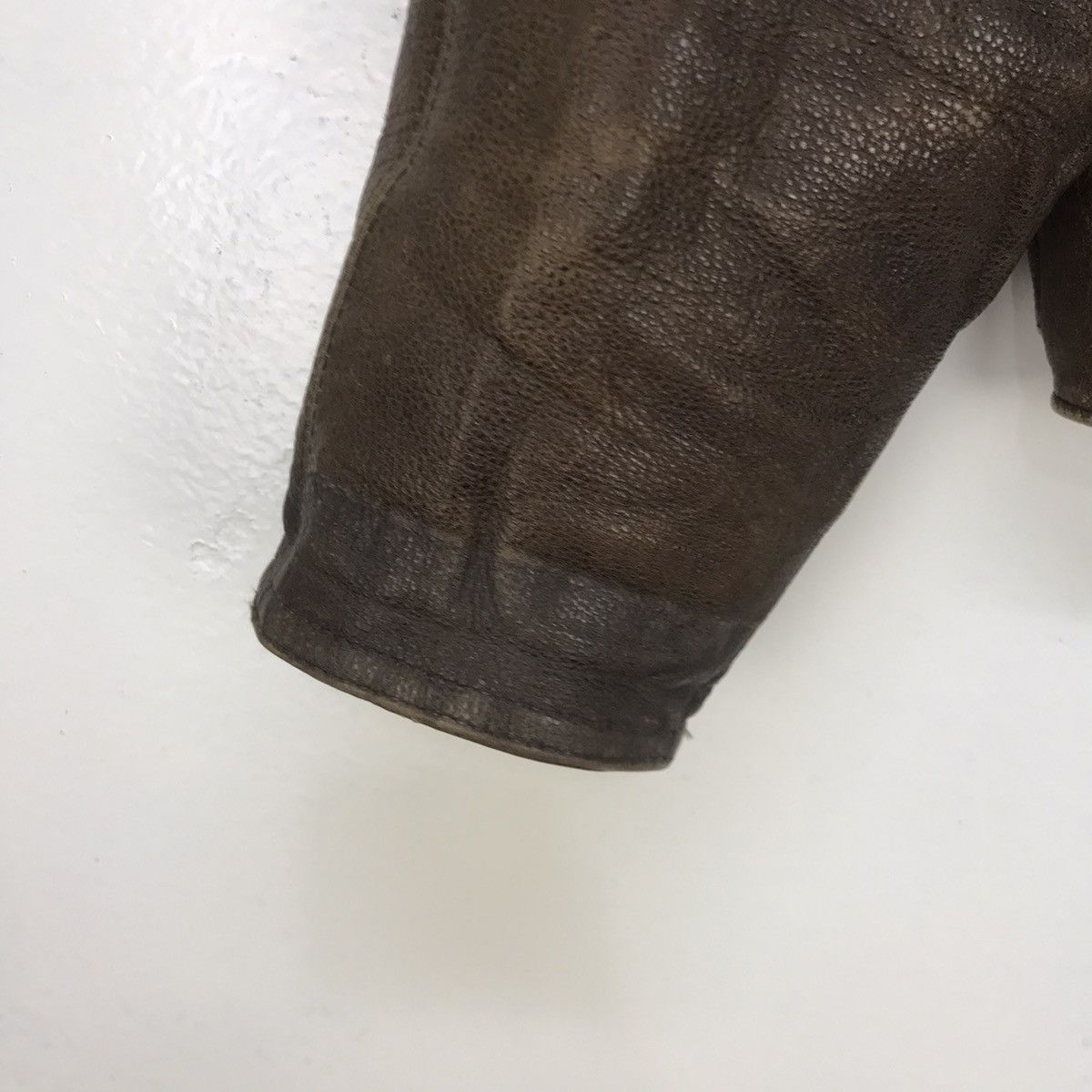 Genuine Leather Vintage 80s Beaux Cow Antique Leather Jacket Size US S / EU 44-46 / 1 - 7 Thumbnail